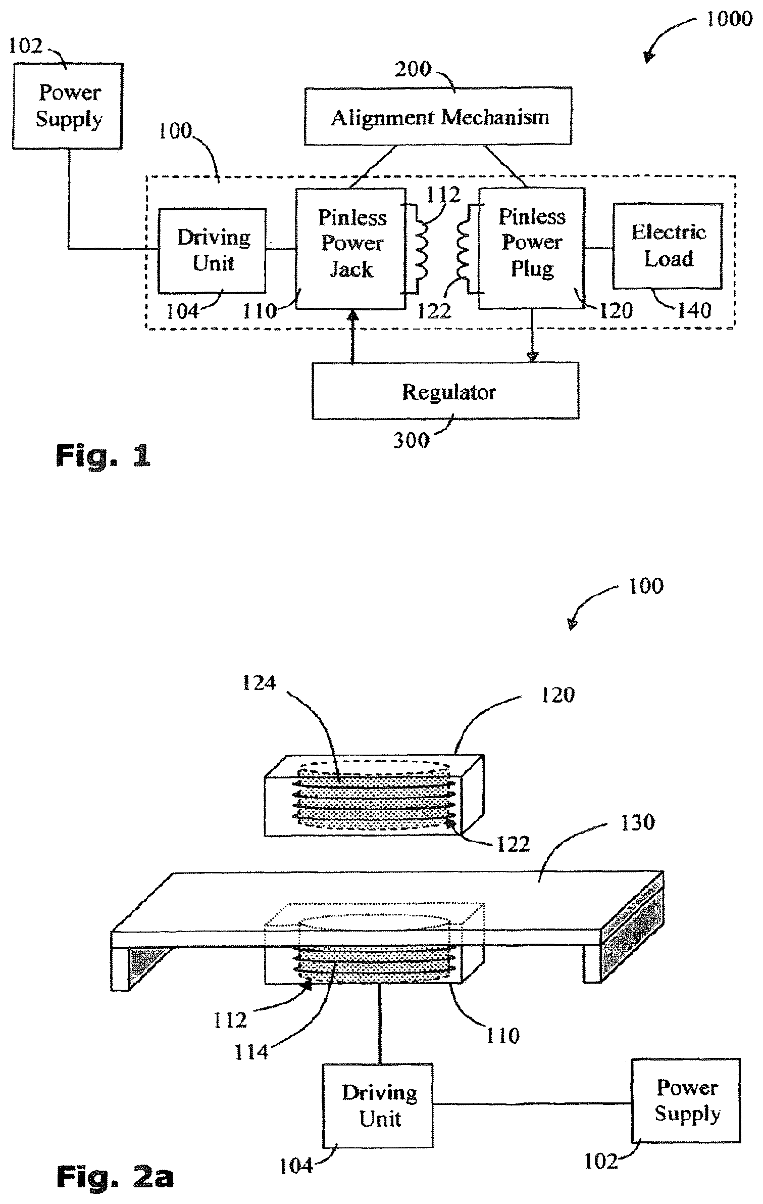 Patent US12308656 — Pinless power coupling — Figure 1