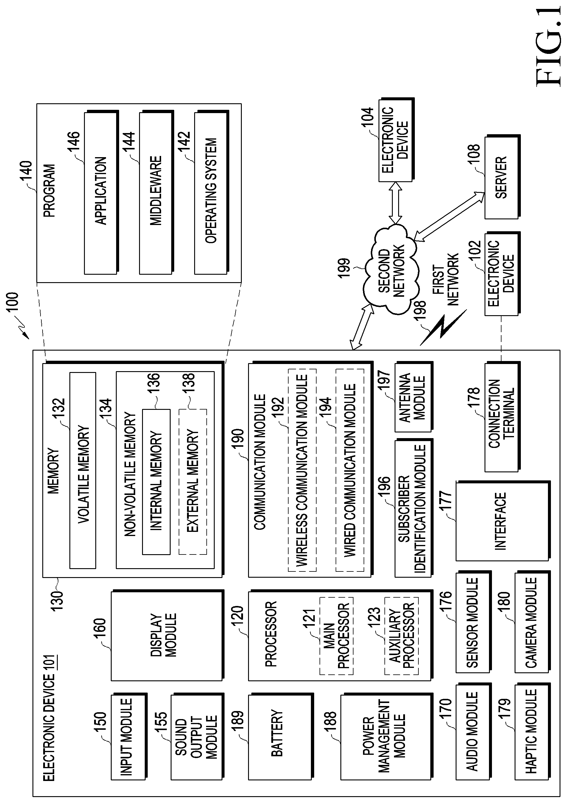 Patent US12308666 — Electronic device and method of outputting power control signal for wireless power reception in the electronic device — Figure 1