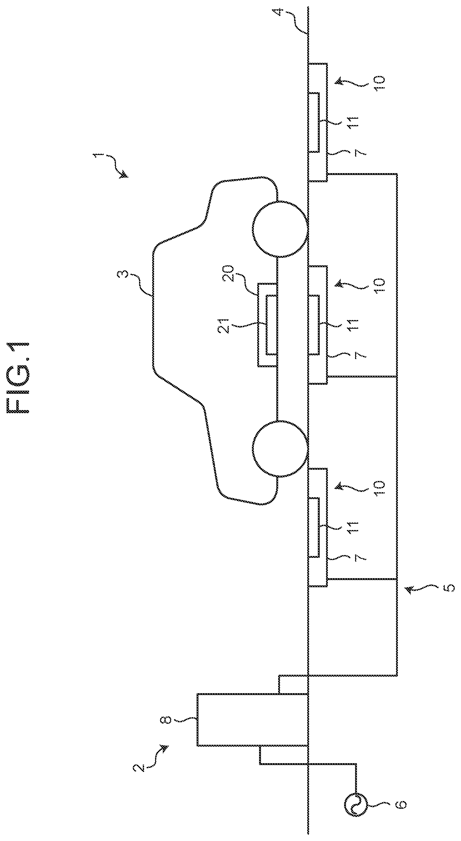 Patent US12308669 — Control device for power feeding during traveling — Figure 1