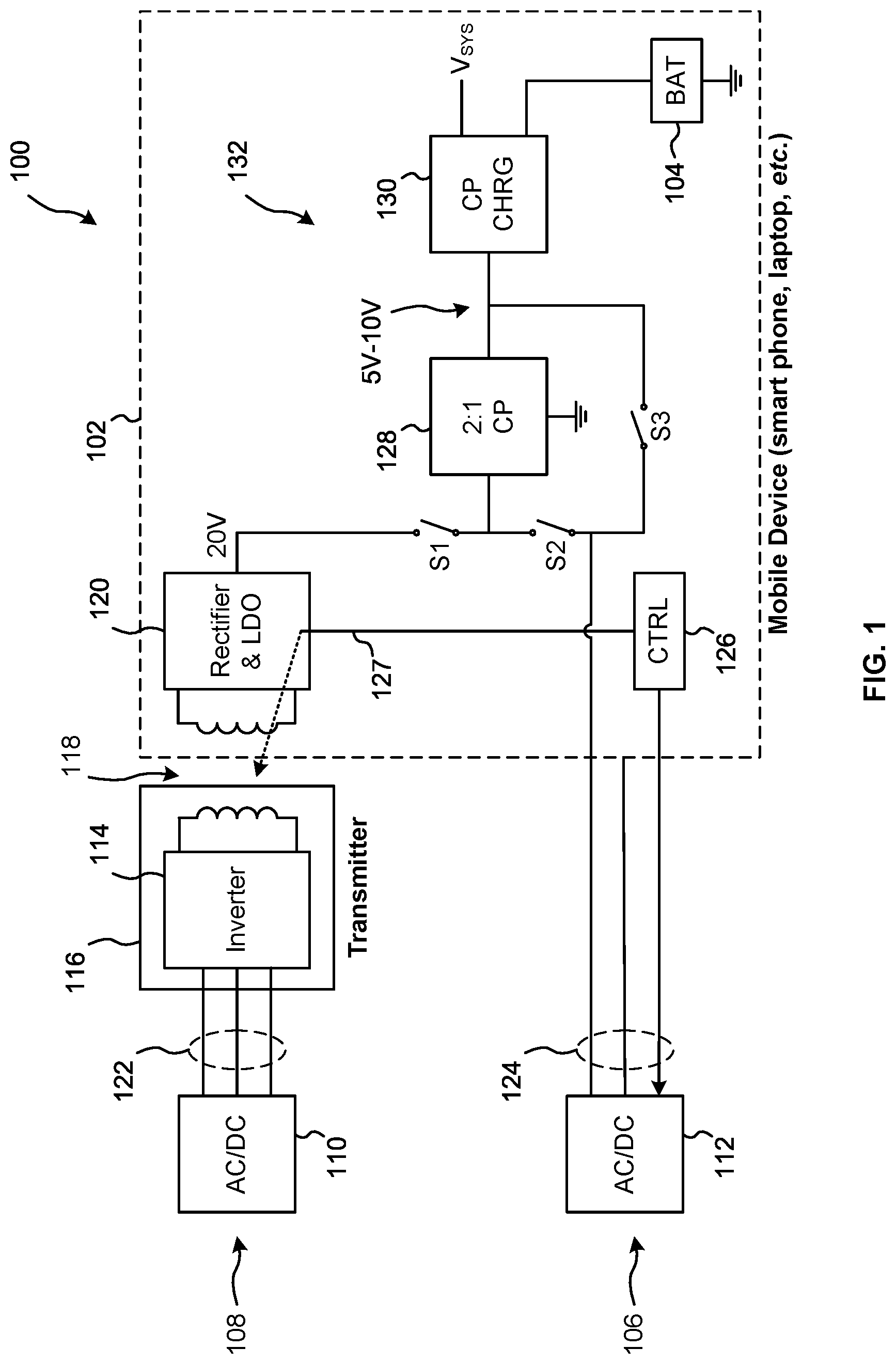 Patent US12308684 Figure 1 – Battery management infrastructure