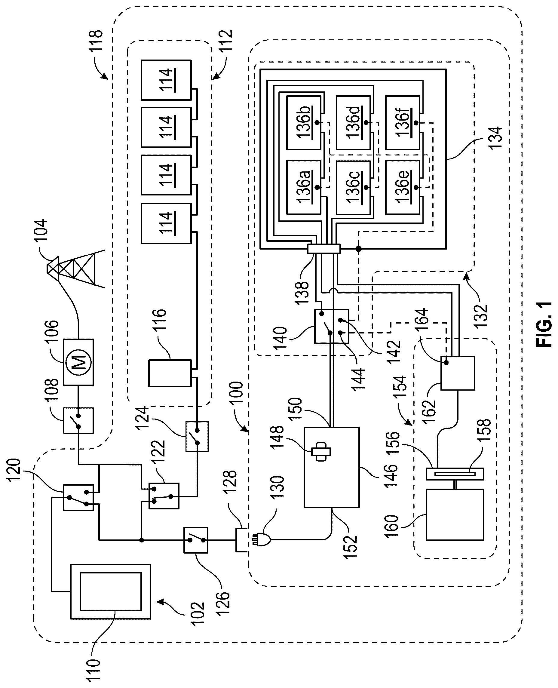Patent US12308696 — Back-up generator and associated electric power systems — Figure 1