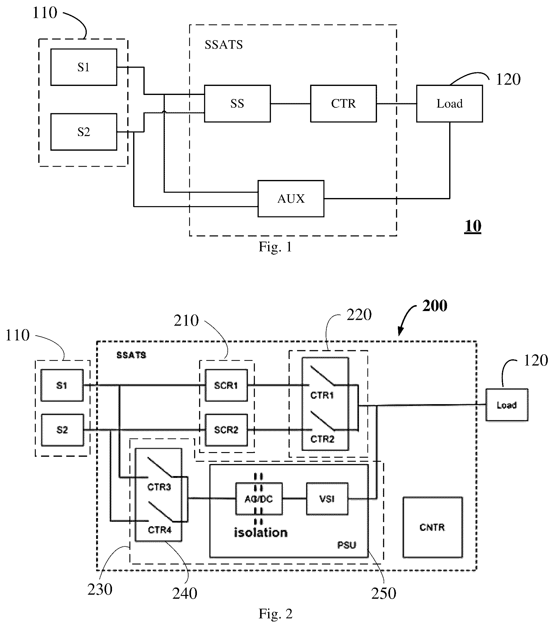 Patent US12308697 Figure 1 – Power source transfer circuit