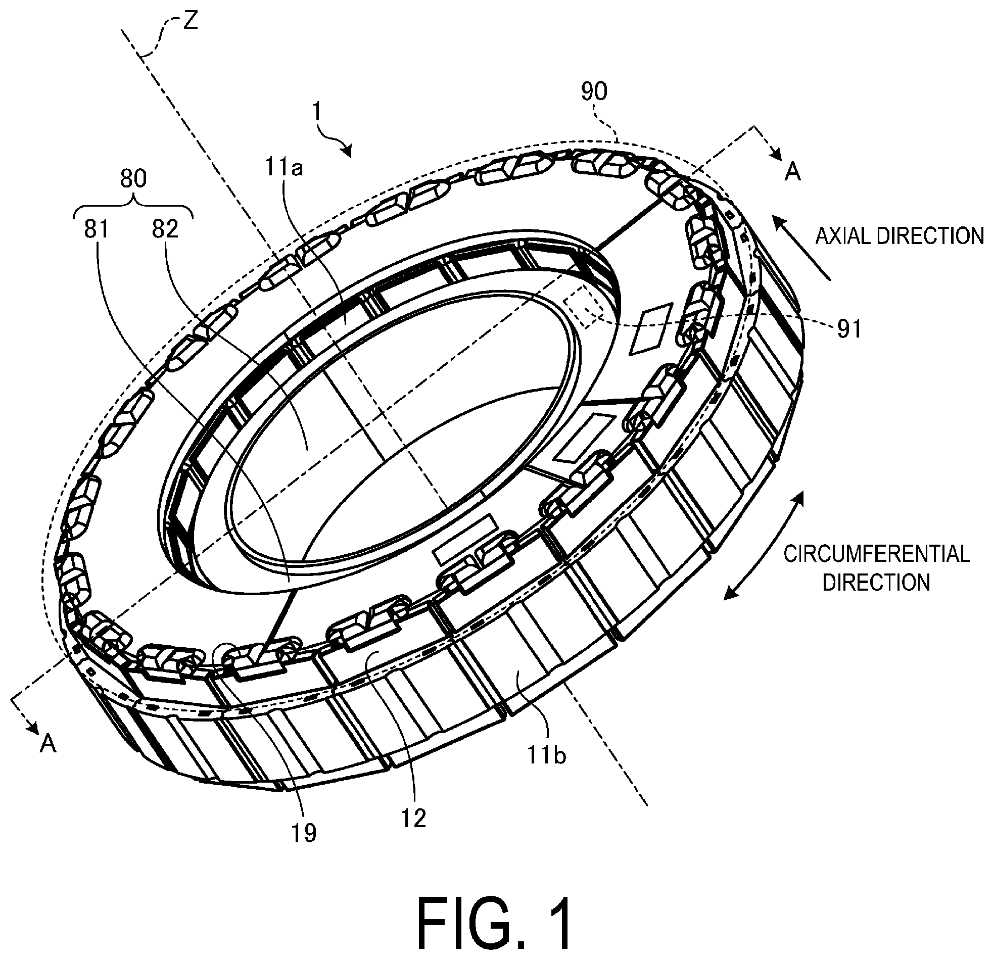 Patent US12308701 — Motor — Figure 1