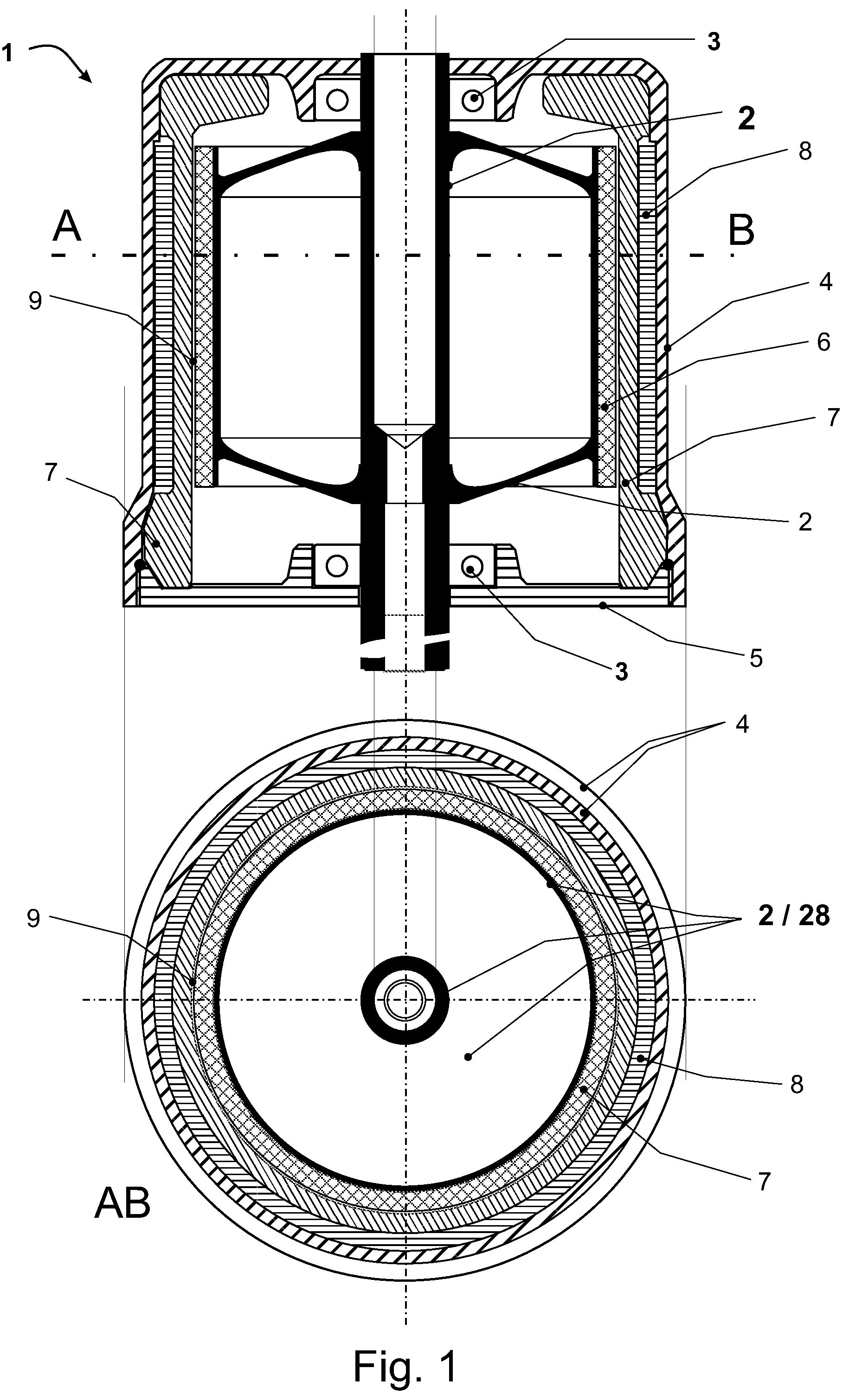Patent US12308705 — Rotor for an electric machine — Figure 1