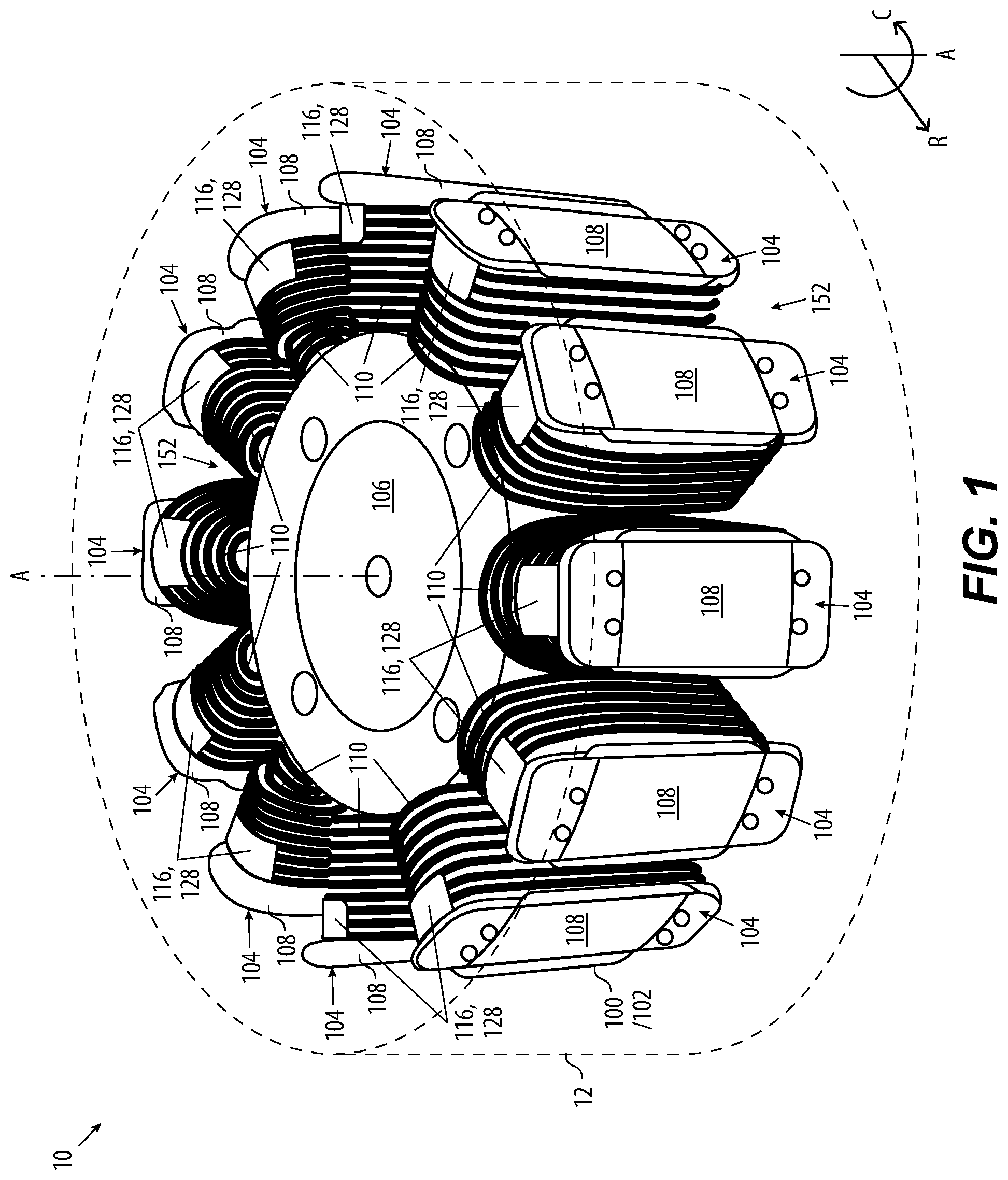 Patent US12308714 — Winding stability for electric machines — Figure 1