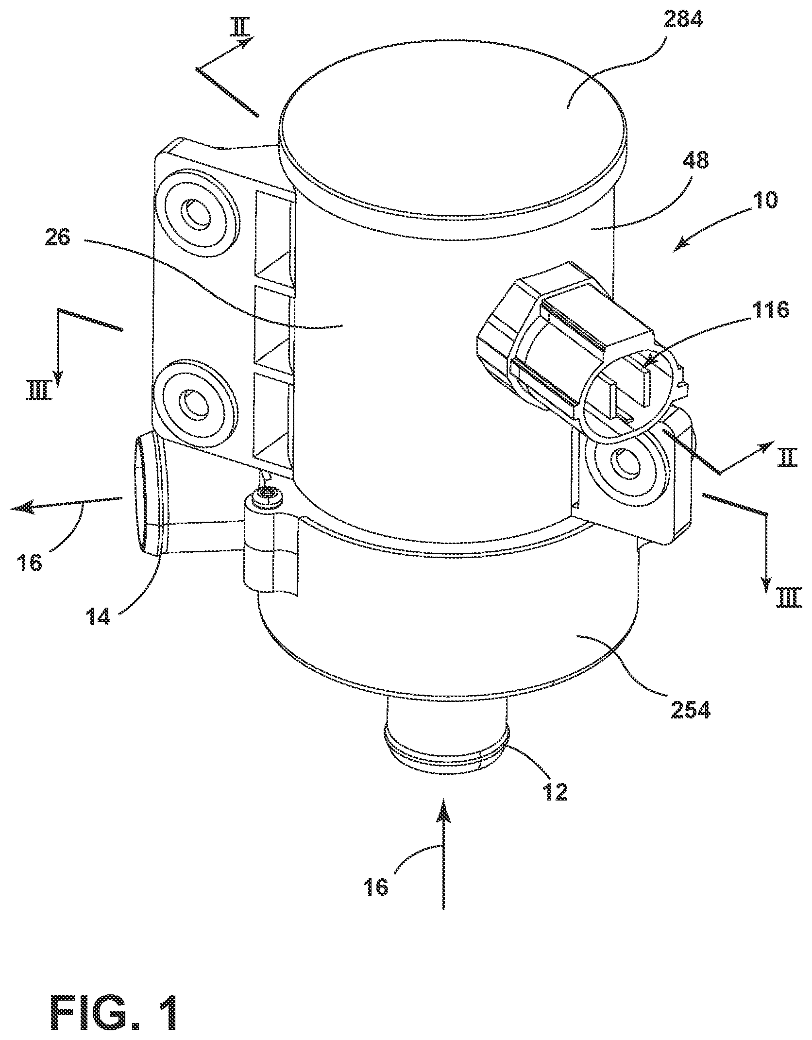 Patent US12308730 — Electrical motor using a heat spreader and cartridge control assembly — Figure 1