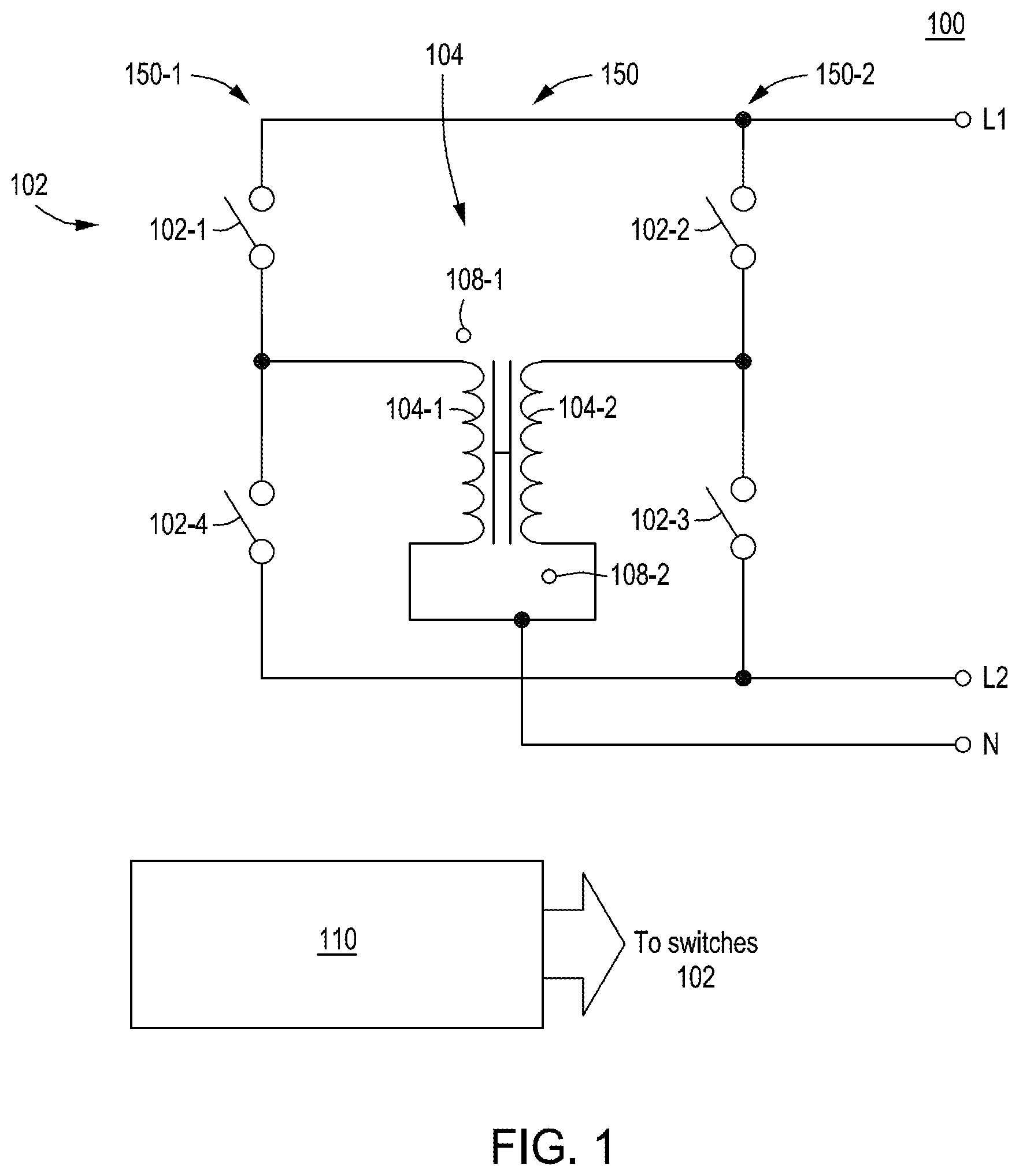 Patent US12308754 Figure 1 – Gallium nitride bi-directional high electron mobility transistor in switched-mode neutral forming device applications