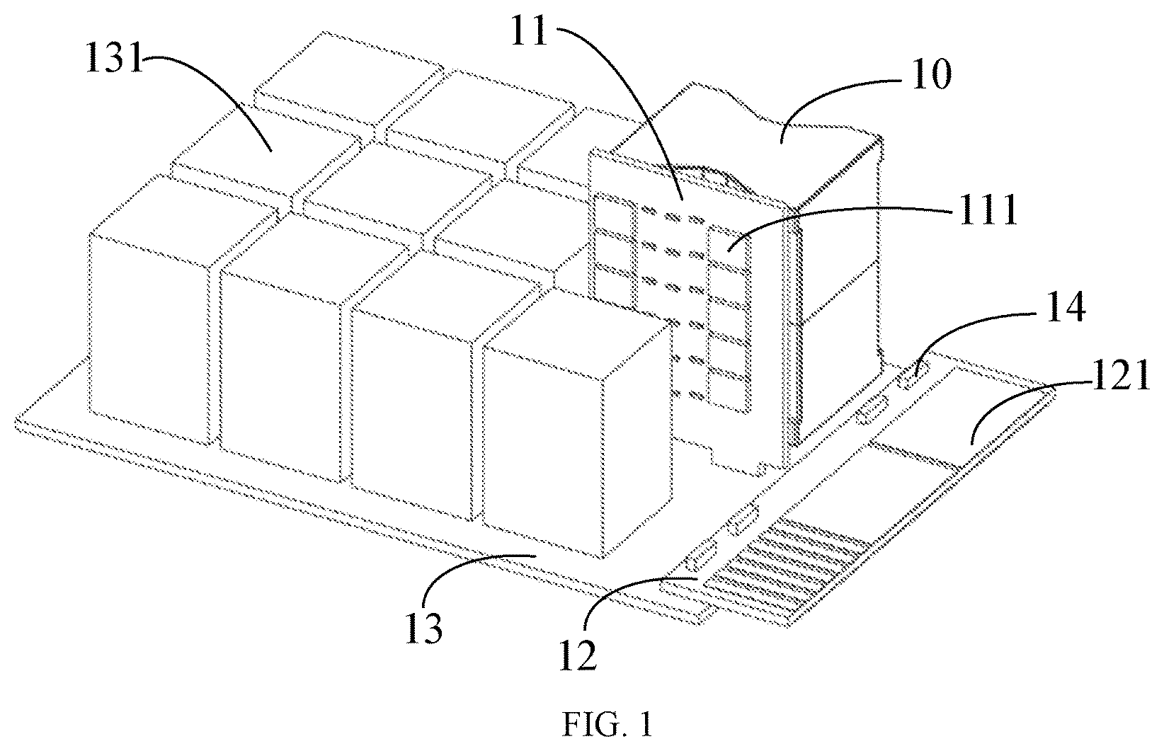Patent US12308757 — Synchronous rectification assembly, manufacturing method thereof and power supply — Figure 1