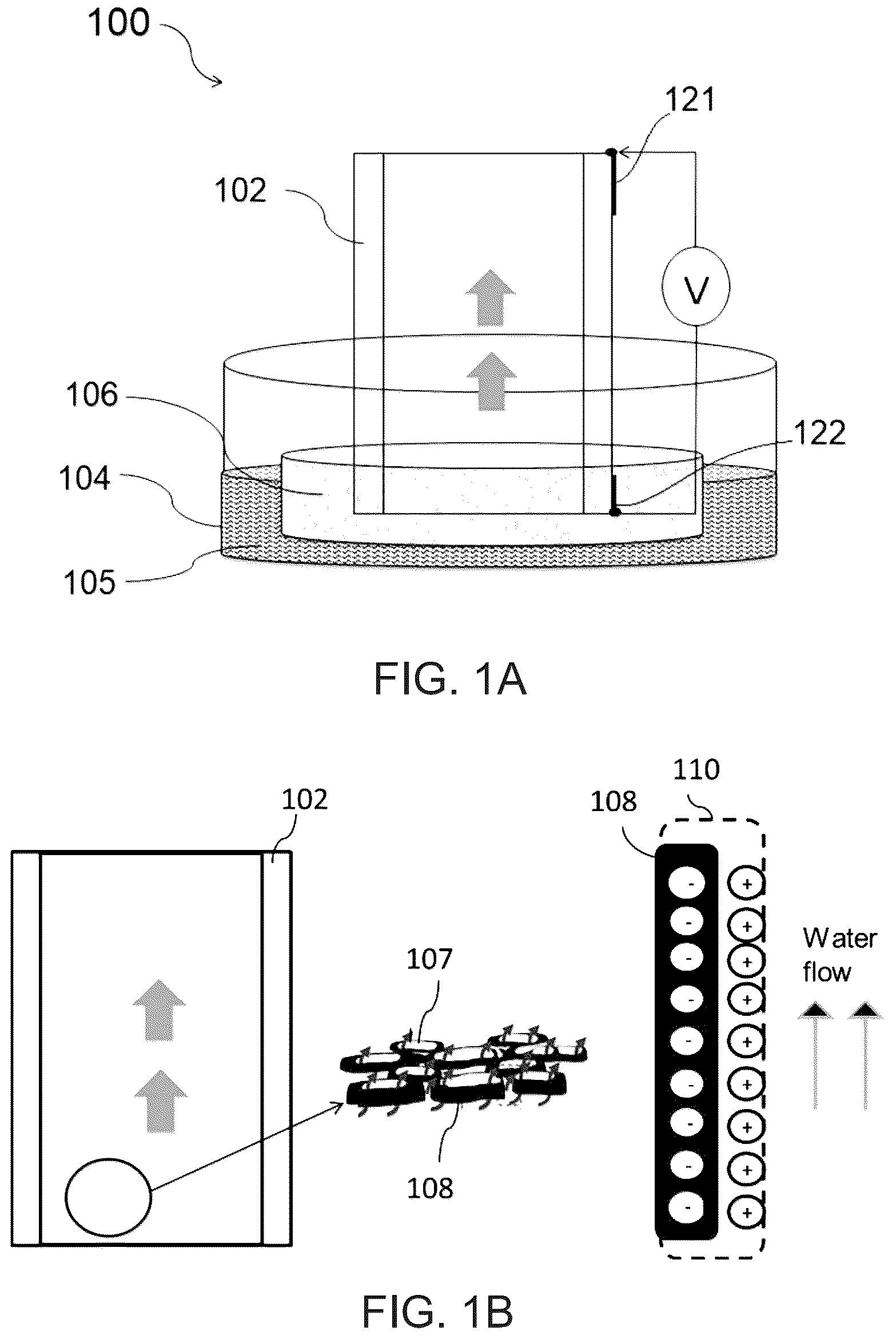 Patent US12308764 Figure 1 – Tubular hydro-voltaic device