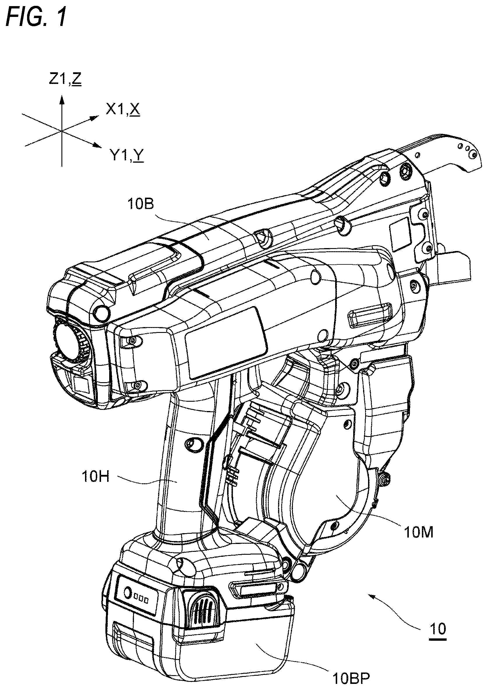 Patent US12308770 — Electric power tool, and processor for electric power tool — Figure 1