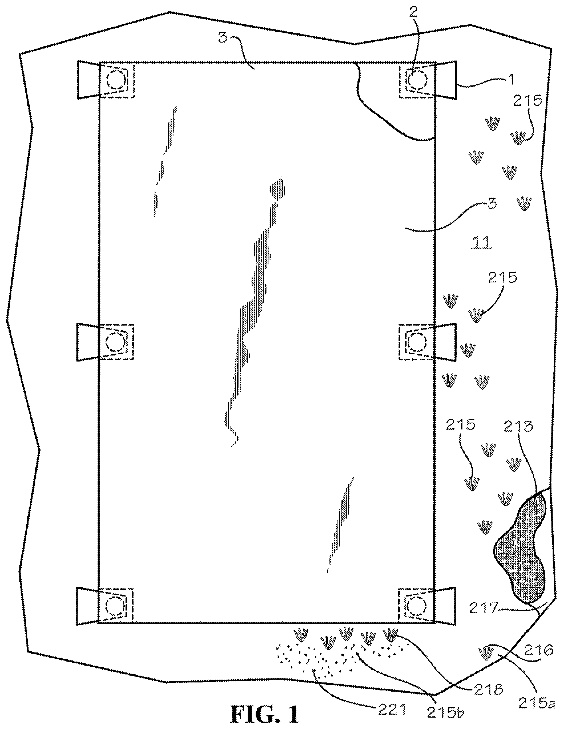 Patent US12308783 — Integrated photovoltaic module mounting system for use with tufted geosynthetics — Figure 1