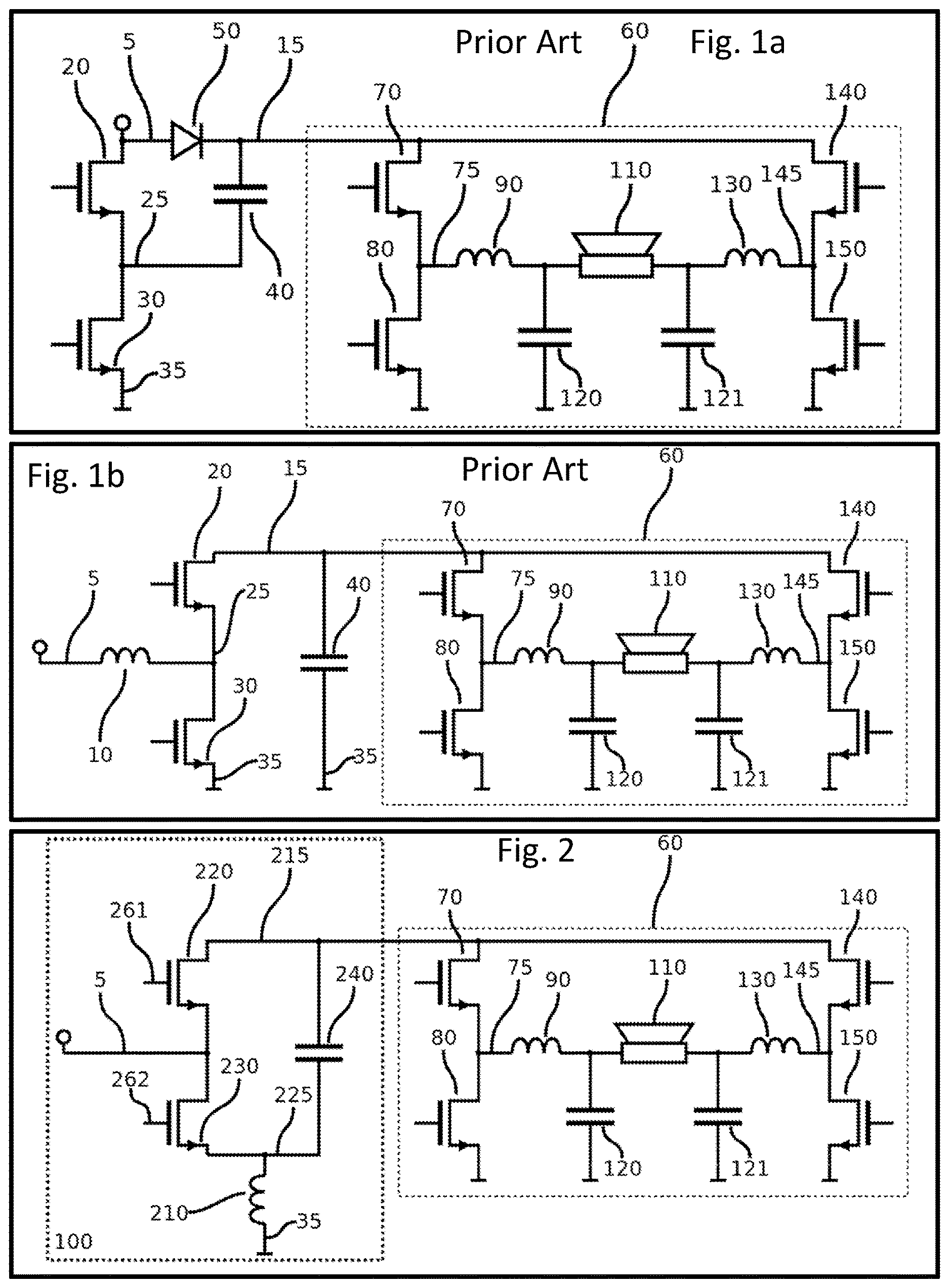 Patent US12308796 — Booster stage circuit for power amplifier — Figure 1