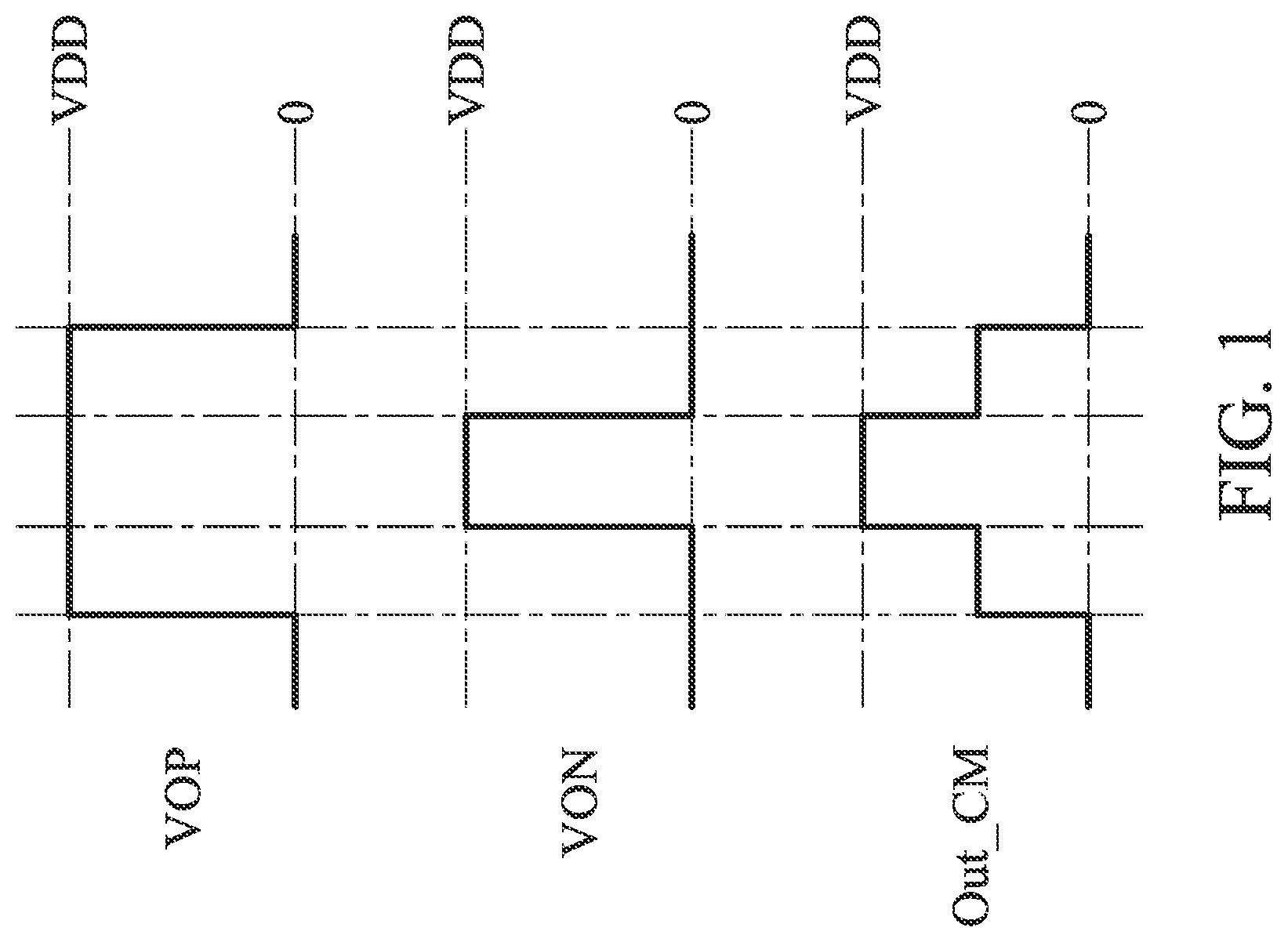 Patent US12308807 — Amplification circuit with compensation for common-mode voltage fluctuation — Figure 1