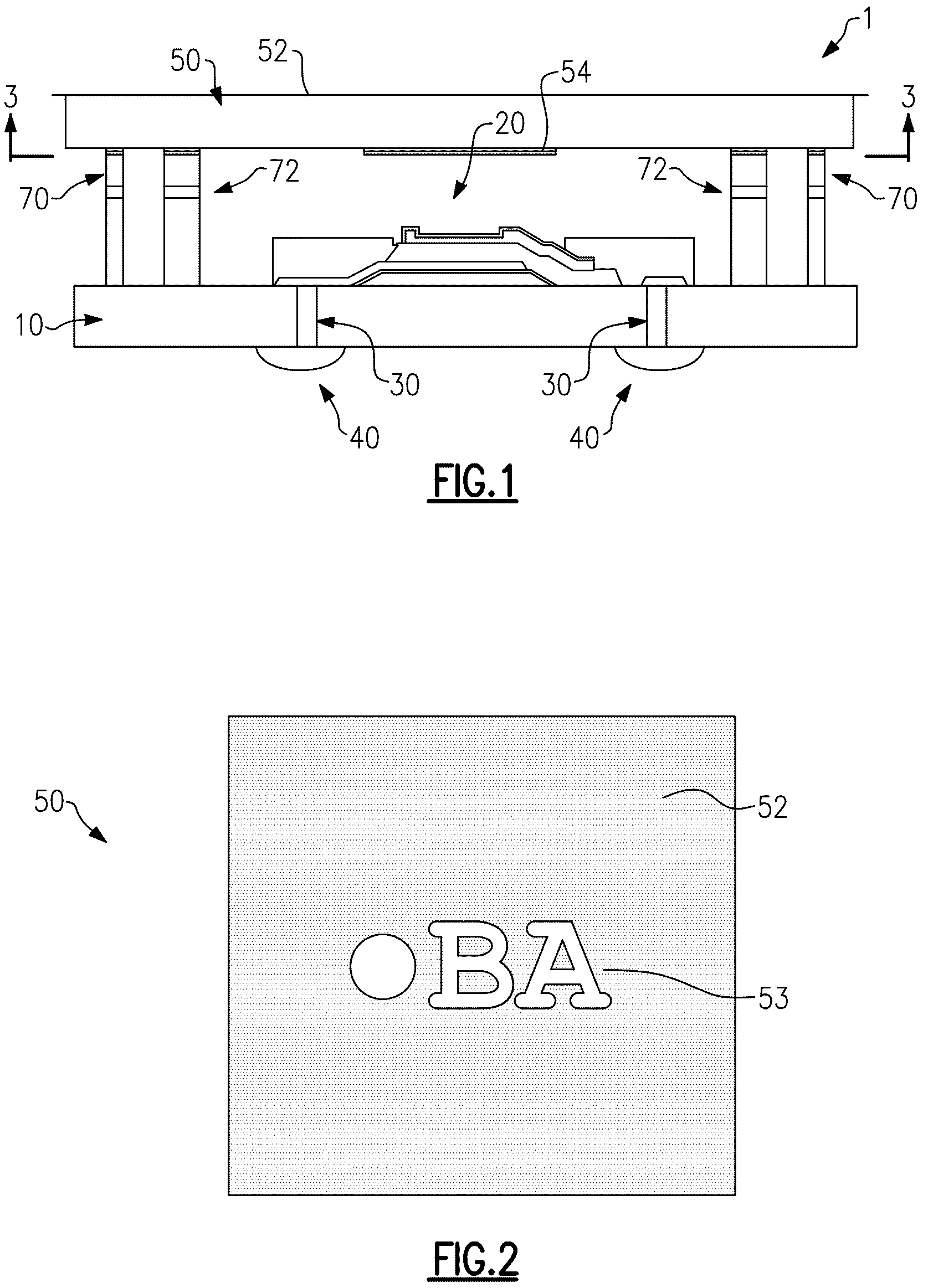 Patent US12308811 — Method of manufacturing a cap substrate for acoustic wave device — Figure 1