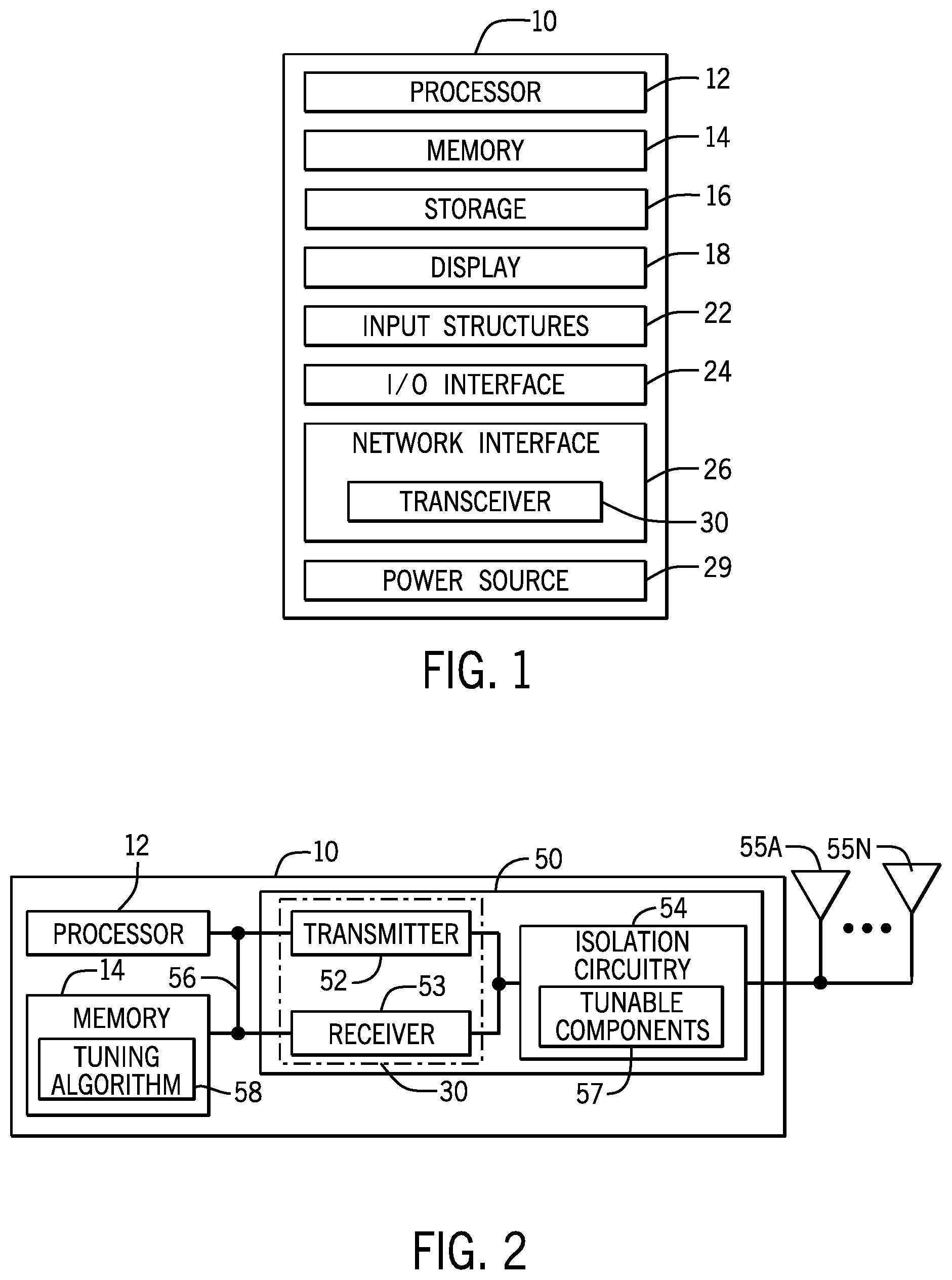 Patent US12308815 — Differential double balanced duplexer — Figure 1