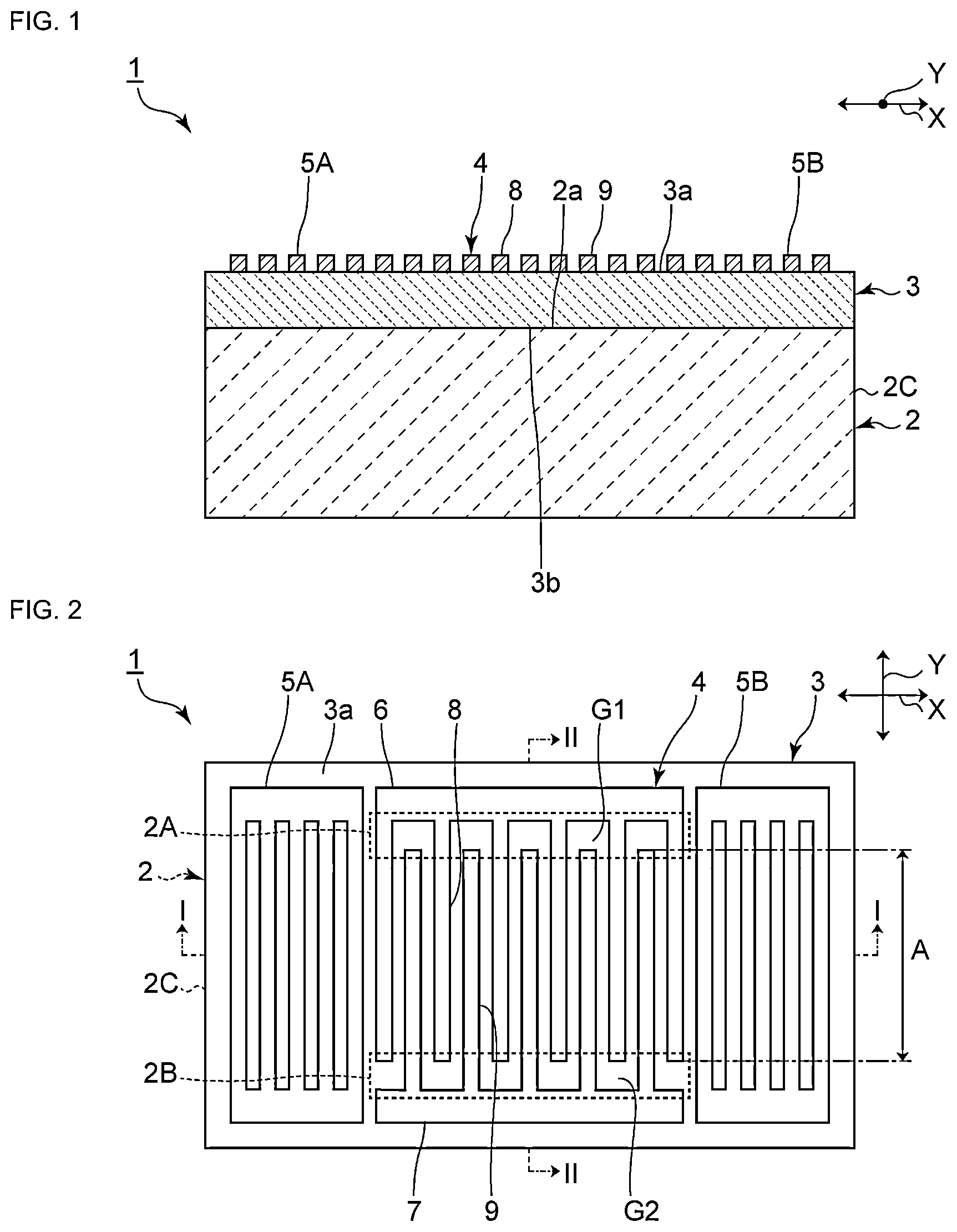 Patent US12308820 Figure 1 – Acoustic wave device