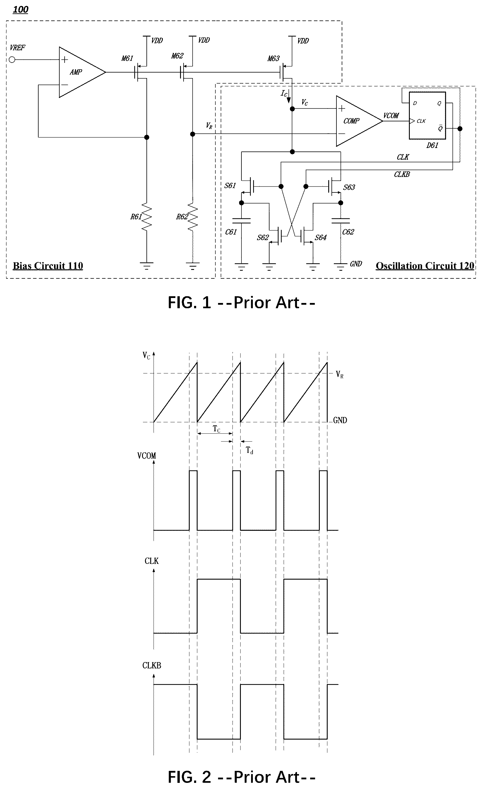 Patent US12308839 — RC oscillator — Figure 1