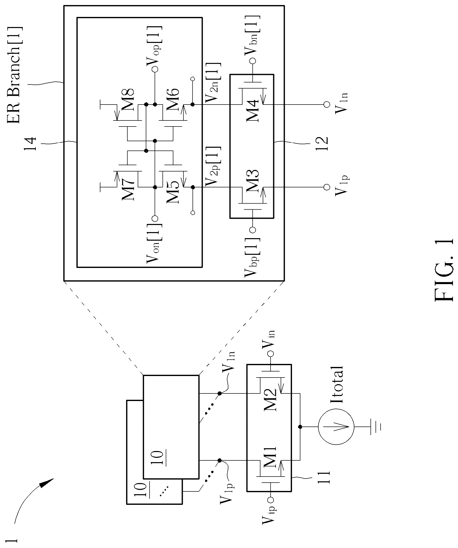 Patent US12308843 — Multiple-reference-embedded comparator and comparison method thereof — Figure 1