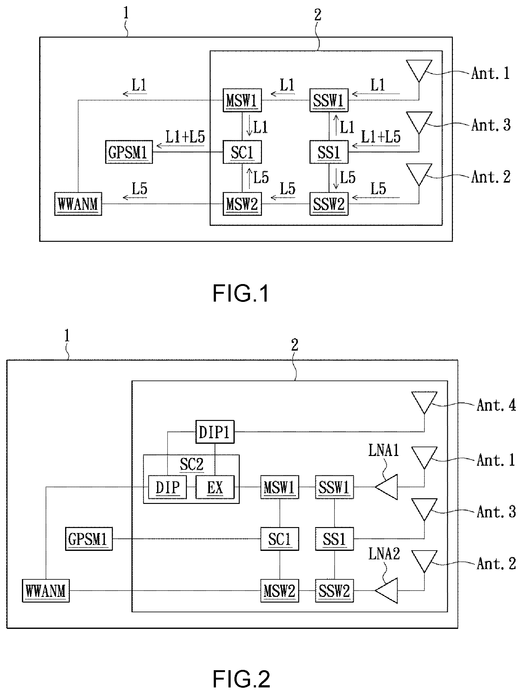 Patent US12308873 Figure 1 – Wireless signal receiving device and system
