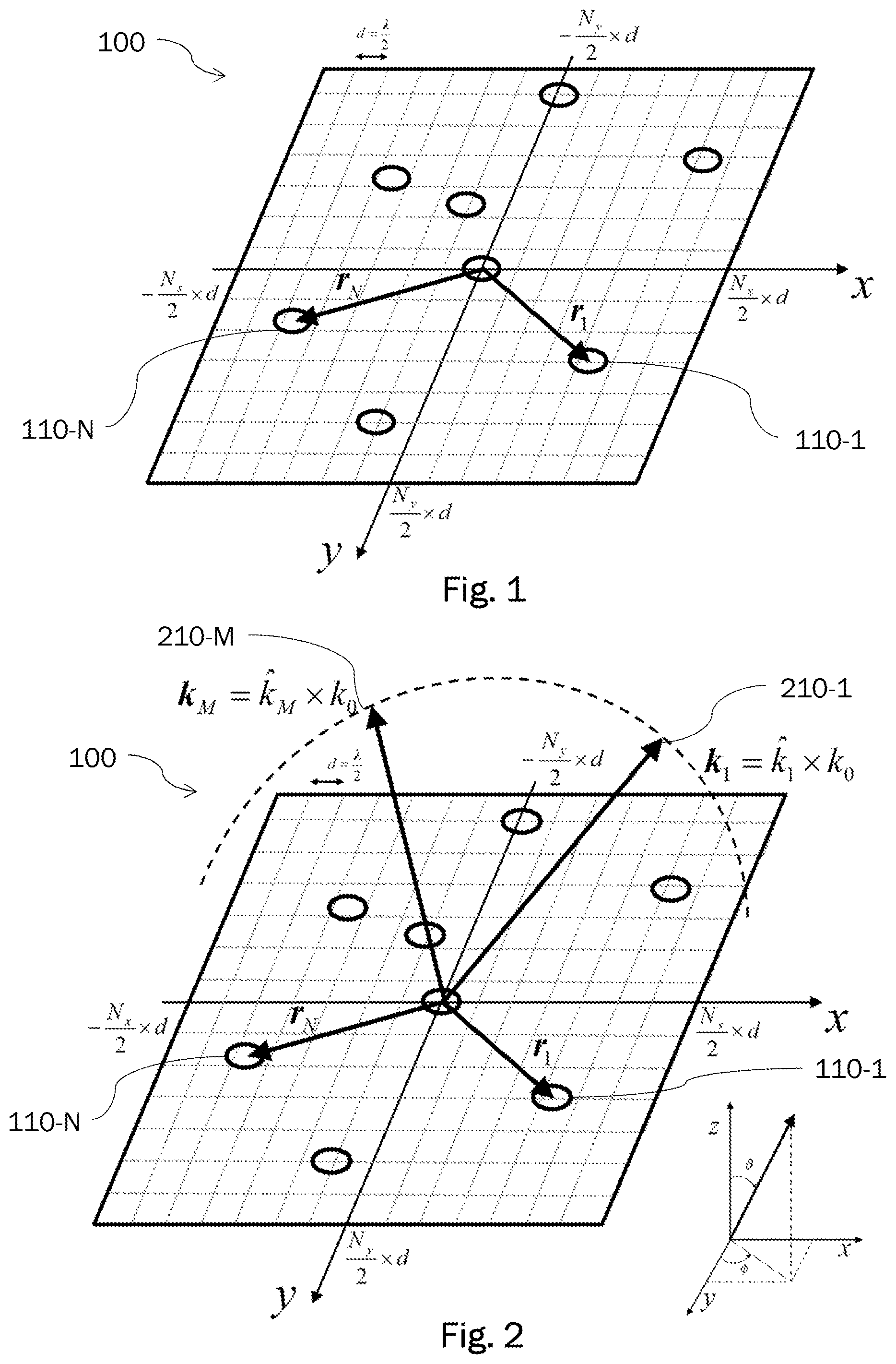 Patent US12308915 — Reconfigurable digital beamforming network — Figure 1