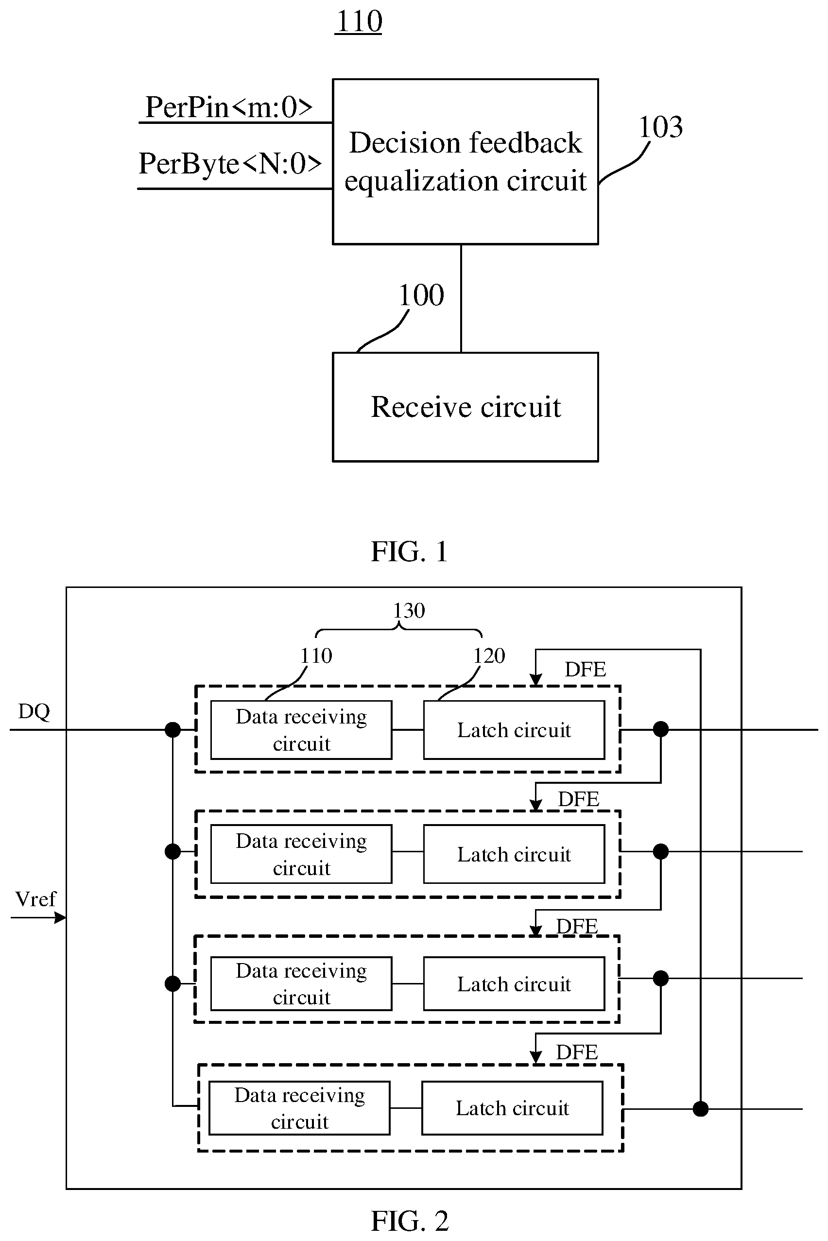 Patent US12309003 — Data receiving circuit, data receiving system, and storage apparatus — Figure 1
