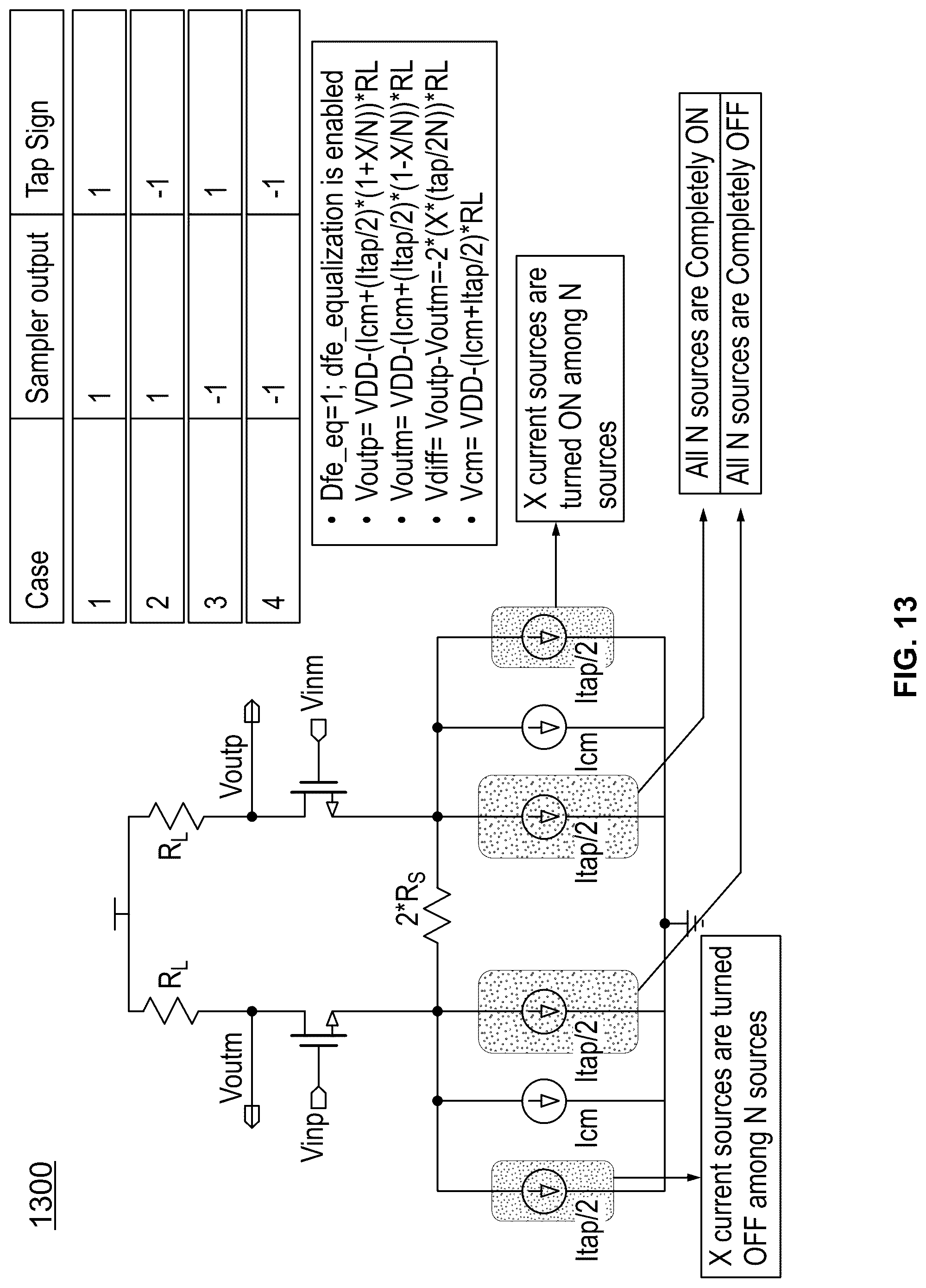 Patent US12309004 Figure 13 – Decision feedback equalization tap network