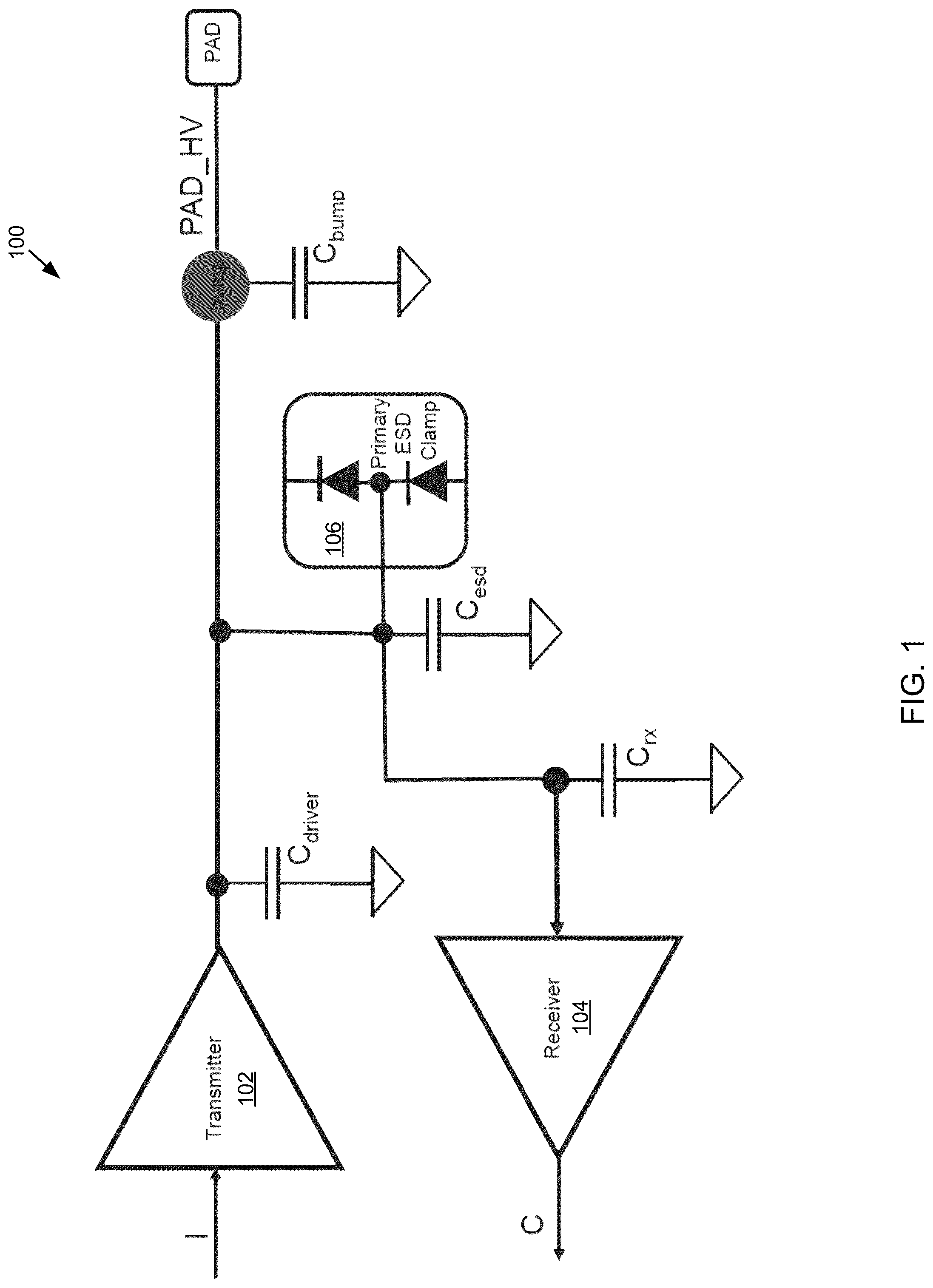 Patent US12309008 — Passive equalization circuit — Figure 1