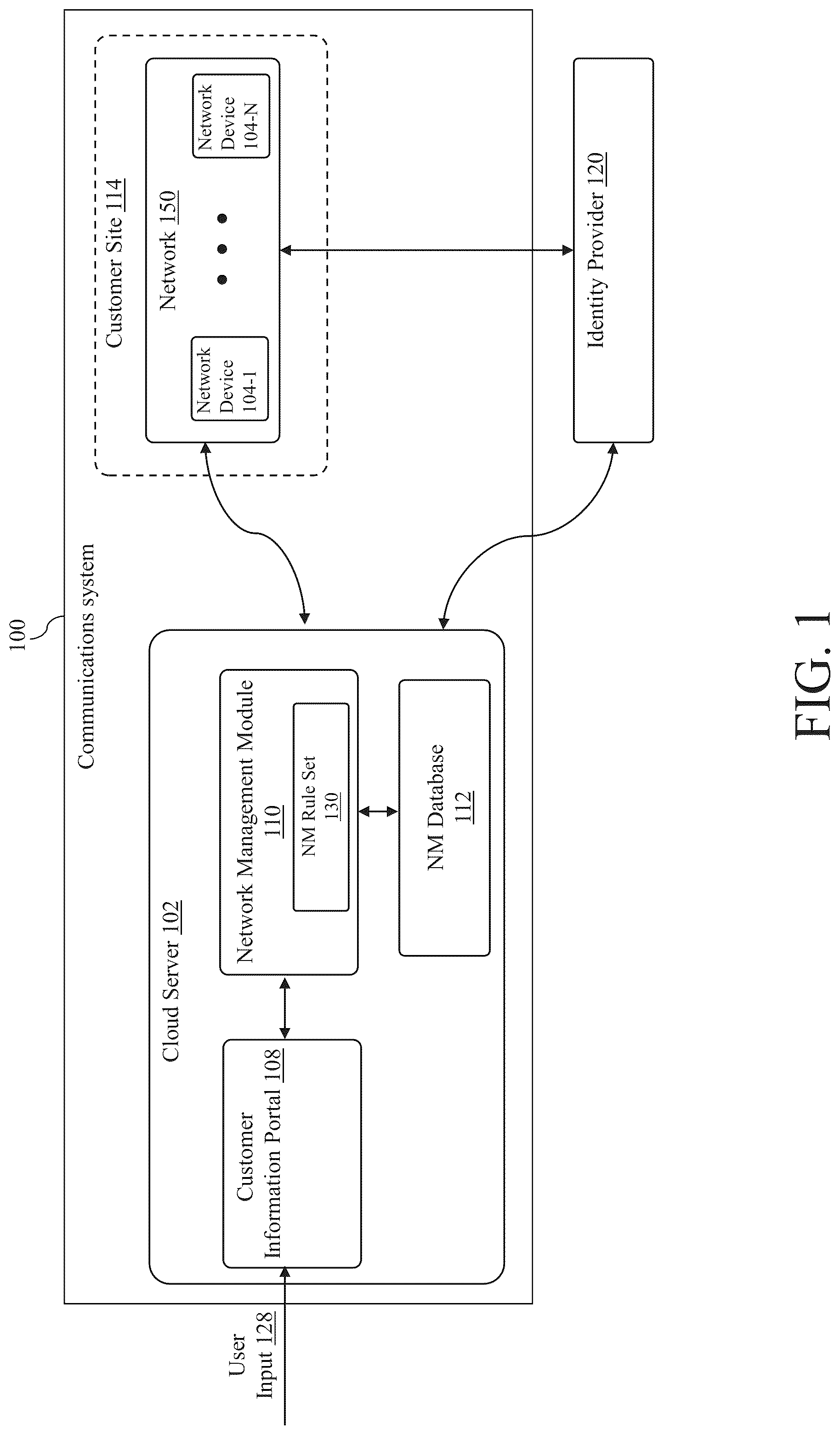 Patent US12309134 — Methods and systems for pre-shared key (PSK) based authentication in communications — Figure 1