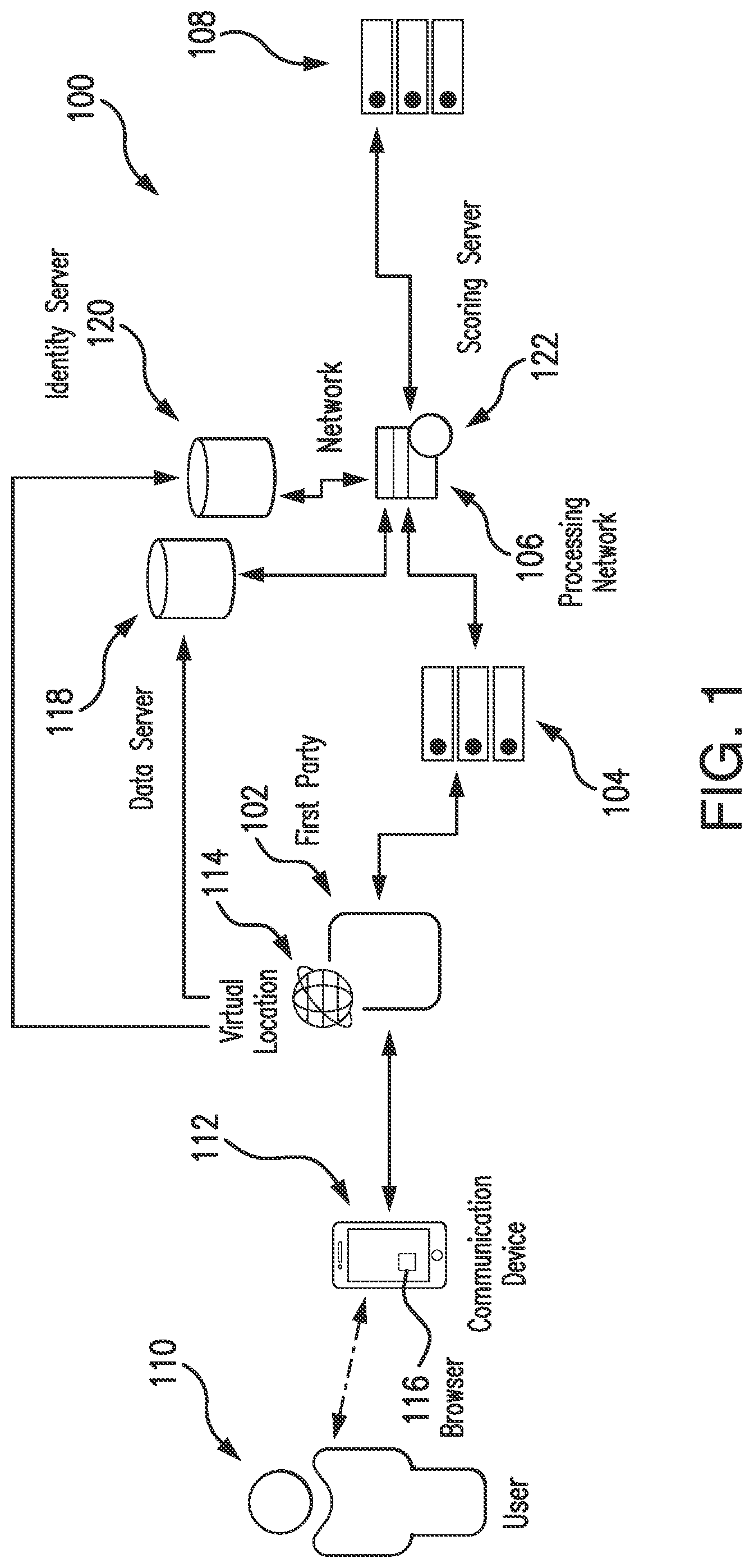 Patent US12309157 — Systems and methods for use in blocking network traffic — Figure 1
