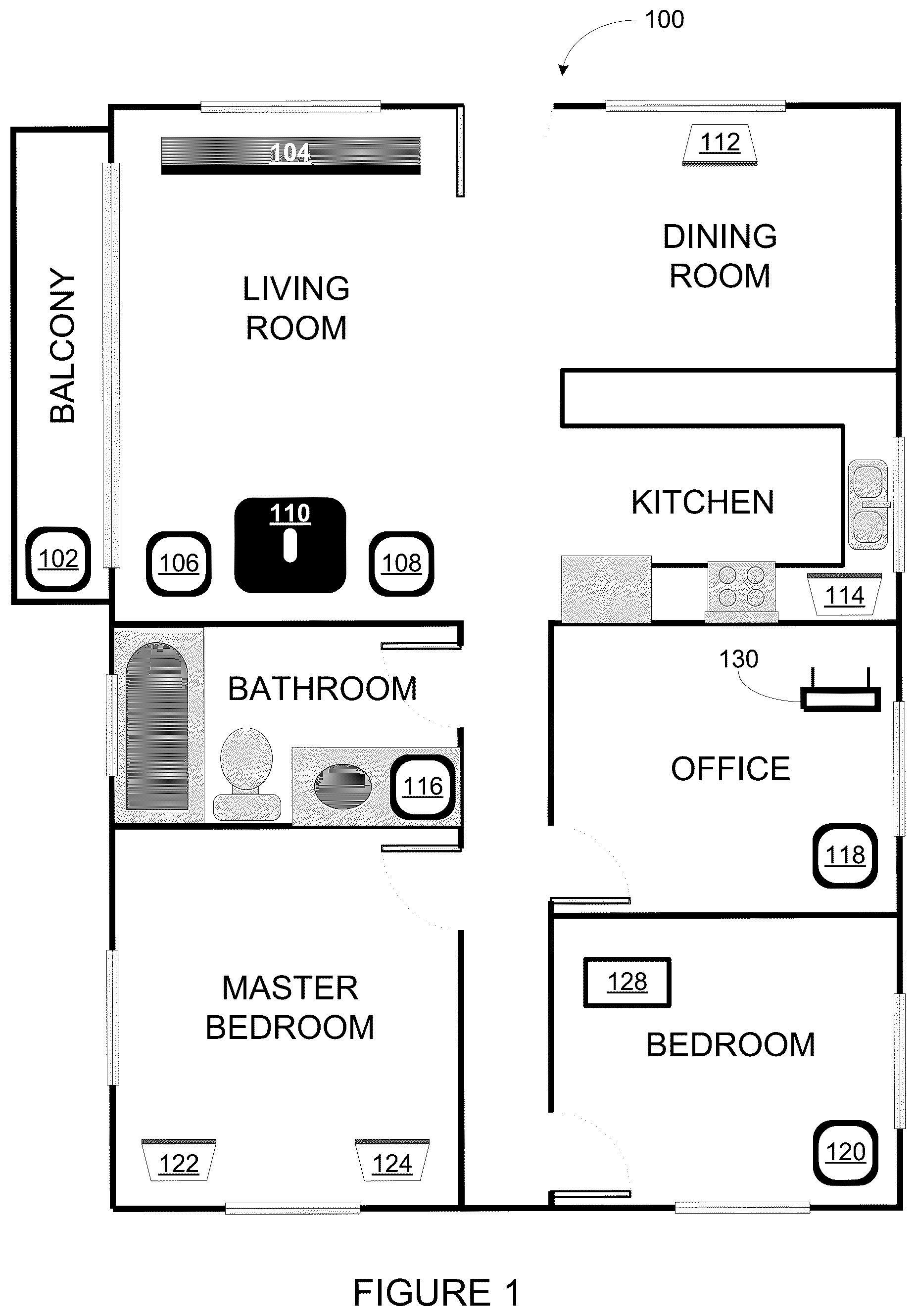 Patent US12309215 — Immersive audio in a media playback system — Figure 1