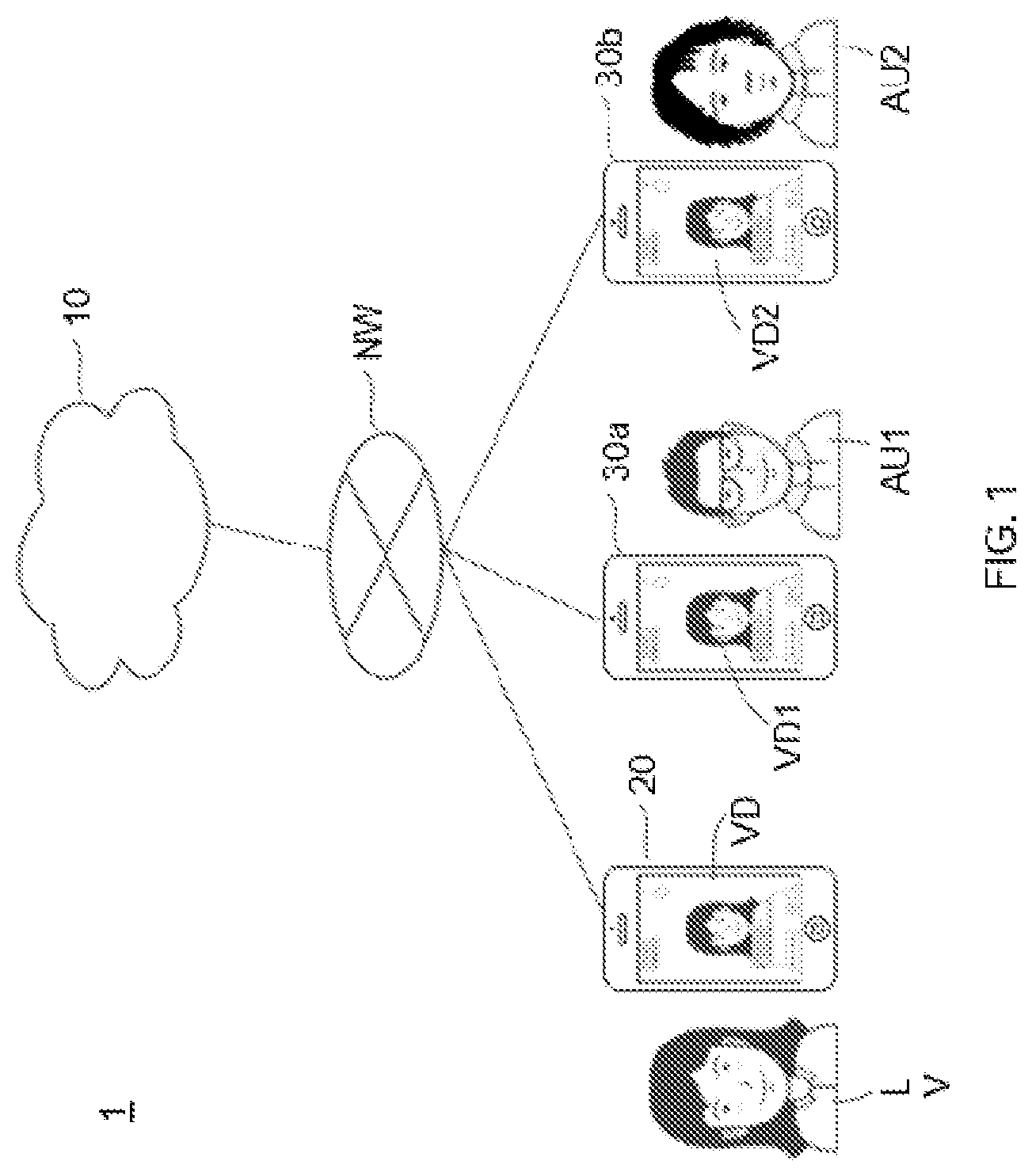 Patent US12309217 — System and method for playlist generation — Figure 1