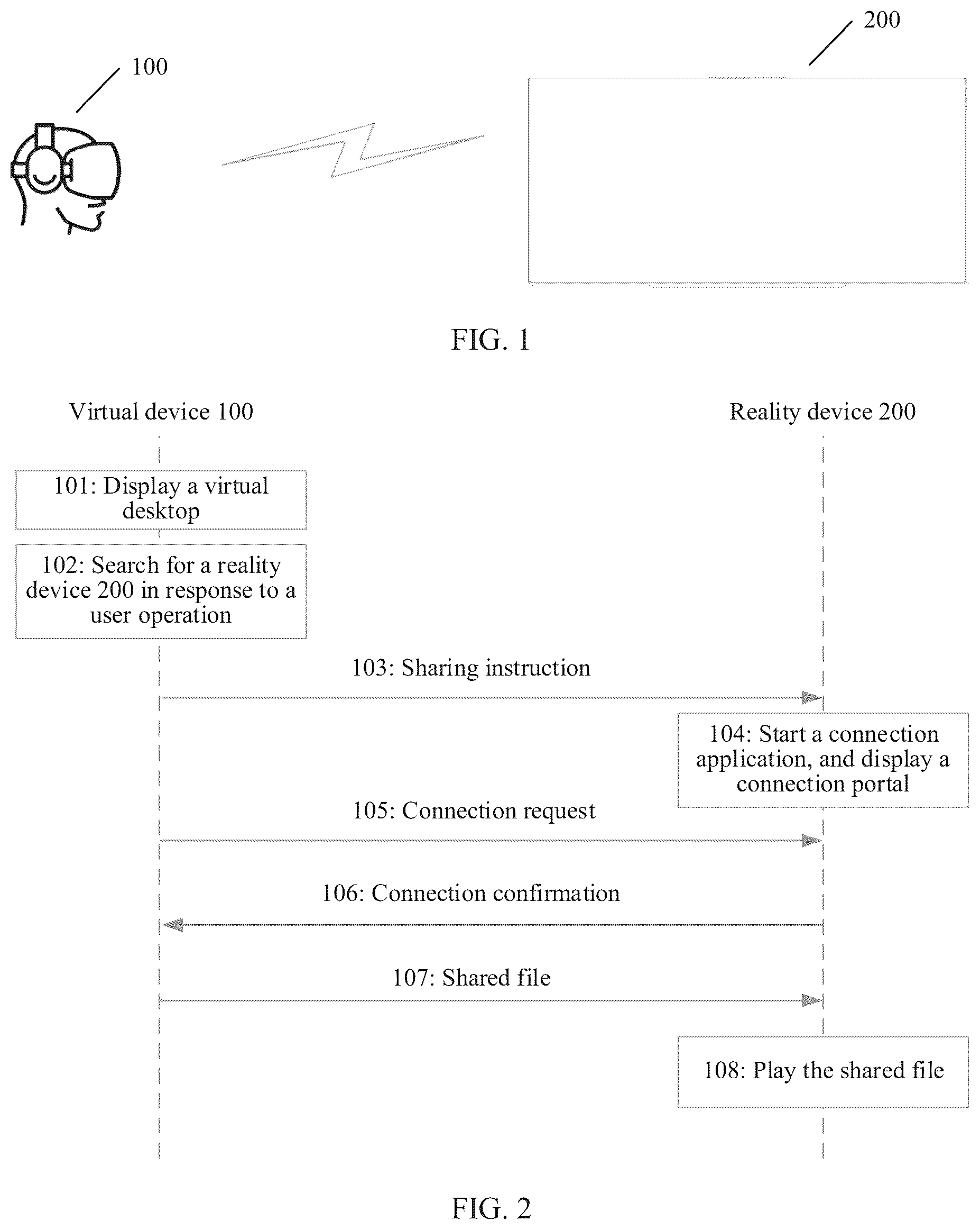 Patent US12309219 Figure 1 – Content sharing method, electronic device, and storage medium