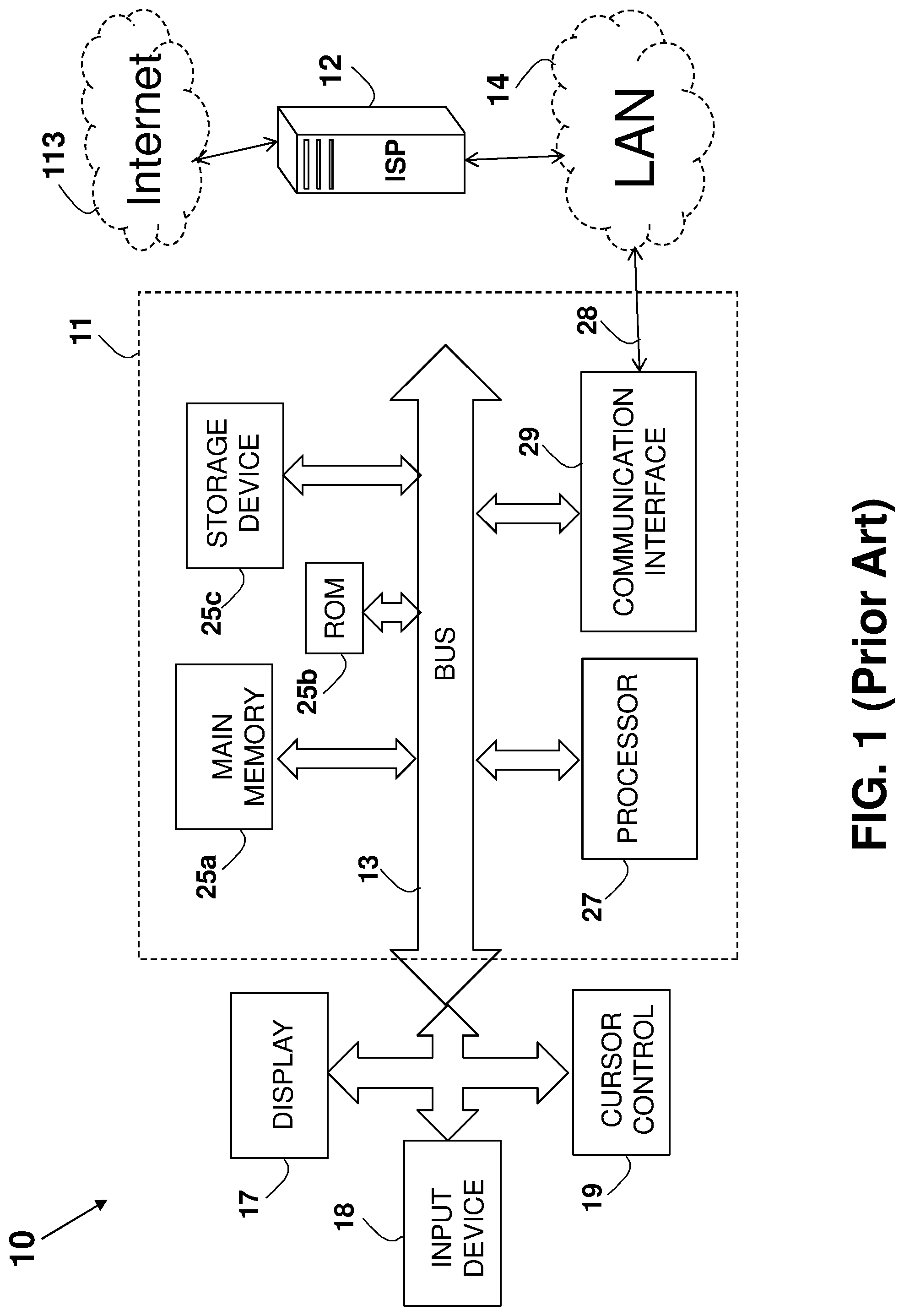 Patent US12309241 — System and method for improving internet communication by using intermediate nodes — Figure 1
