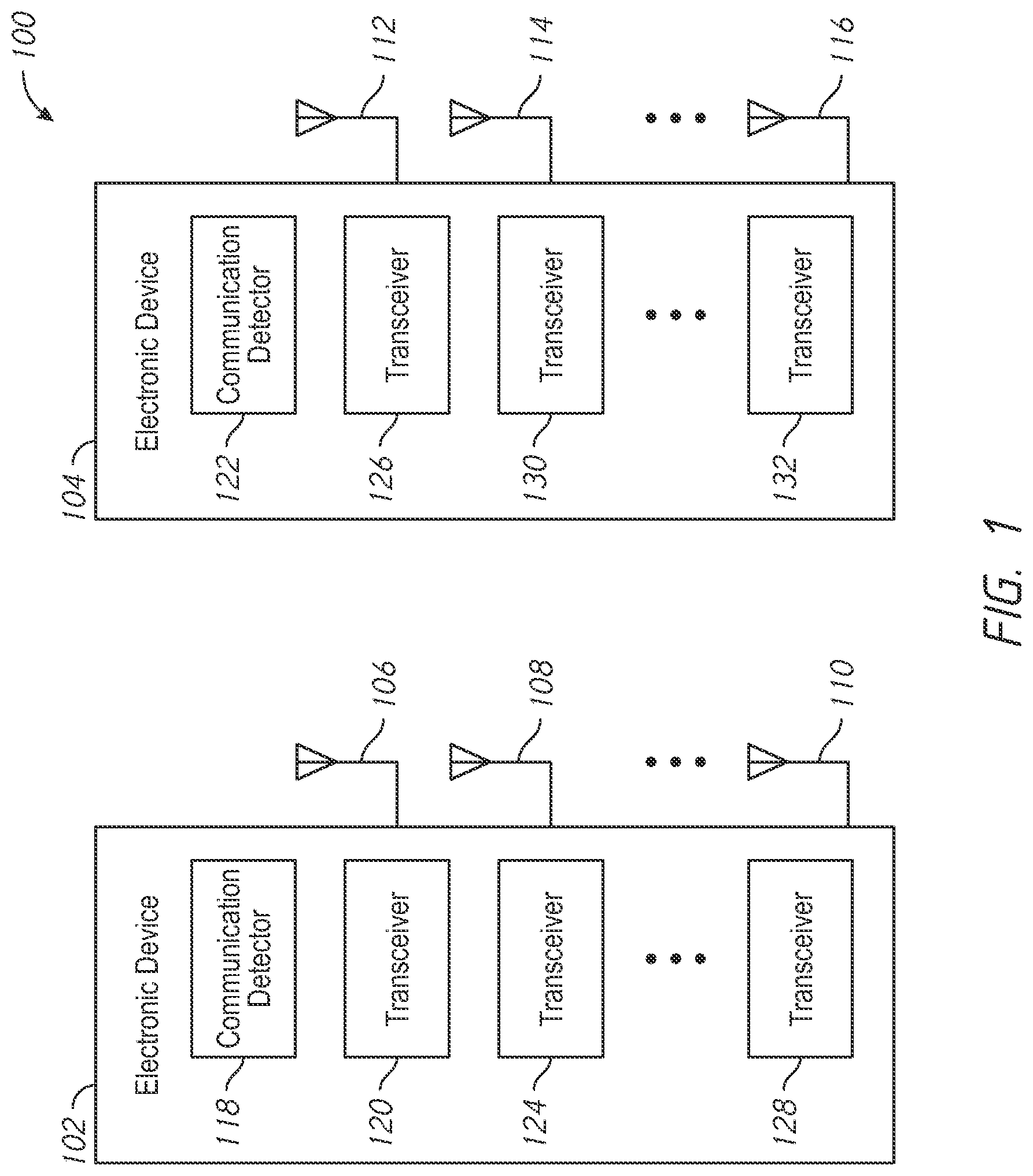Patent US12309254 — Wireless devices and systems including examples of cross correlating wireless transmissions — Figure 1