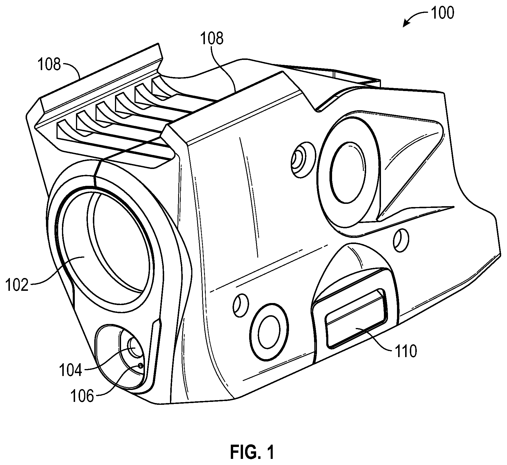 Patent US12309273 — System for automatically determining and categorizing an event for a firearm — Figure 1