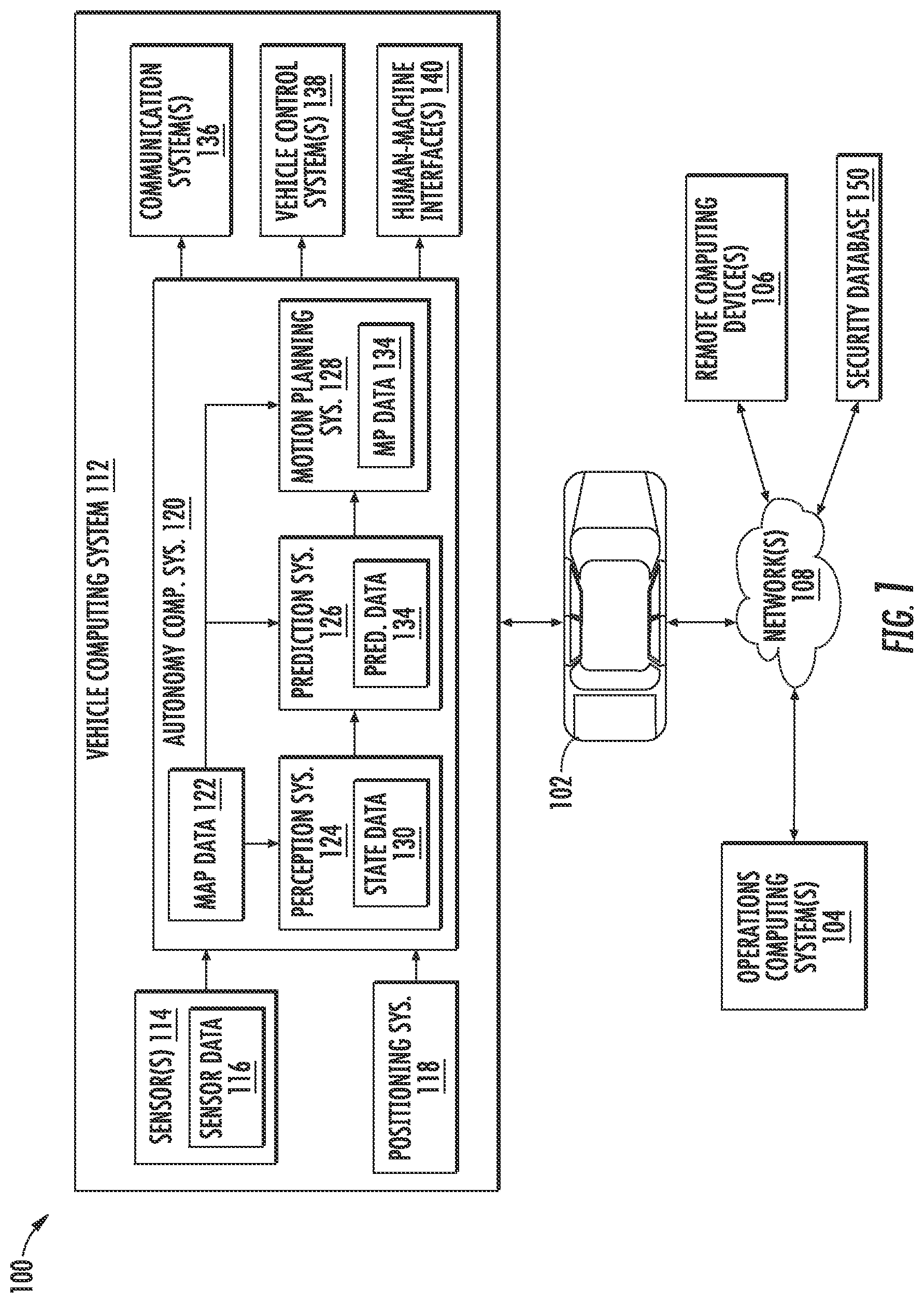 Patent US12309287 — Systems and methods for vehicle message signing — Figure 1