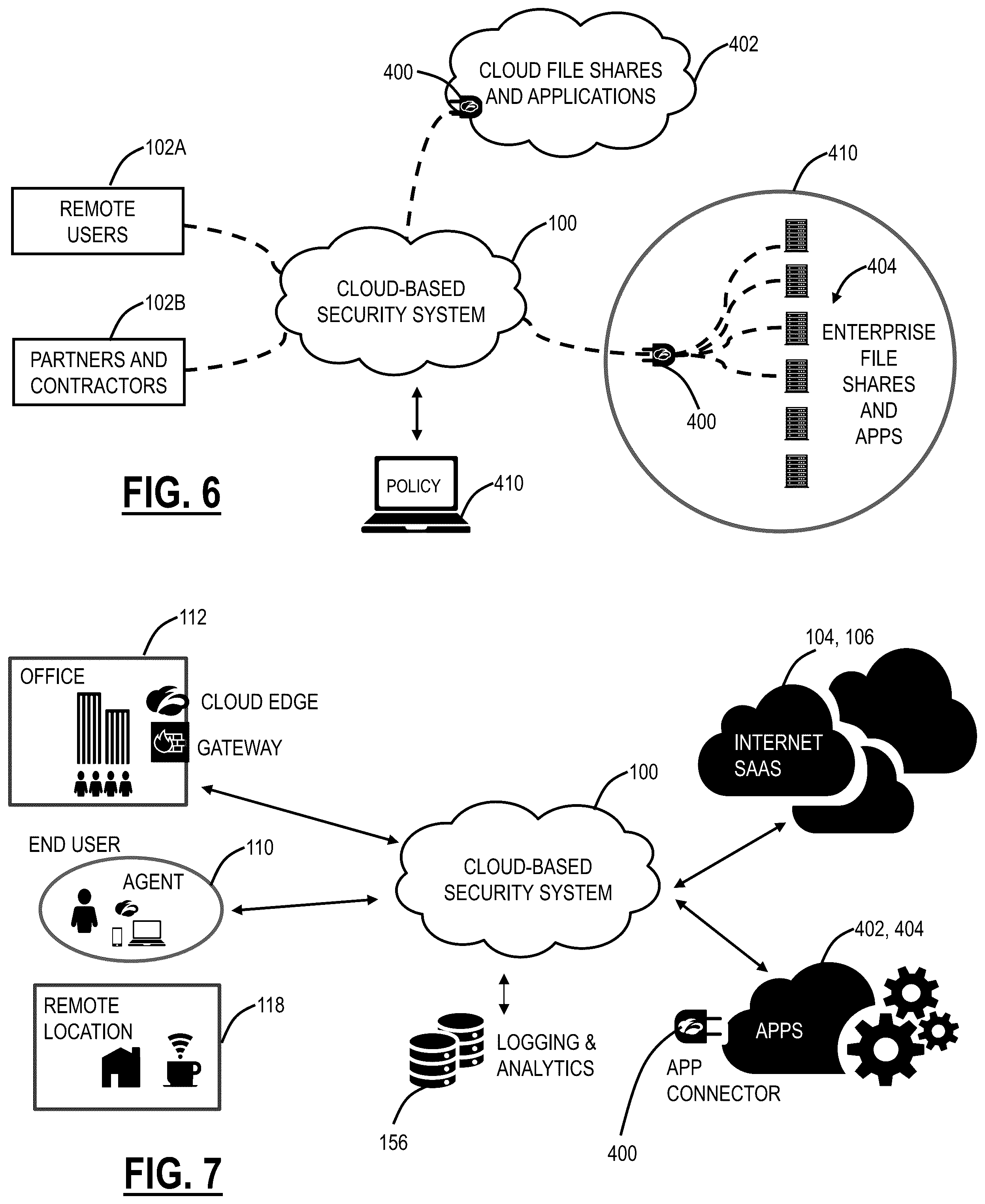 Patent US12309295 Figure 5 – Cloud-based man-in-the-middle inspection of encrypted traffic using cloud-based multi-tenant HSM infrastructure