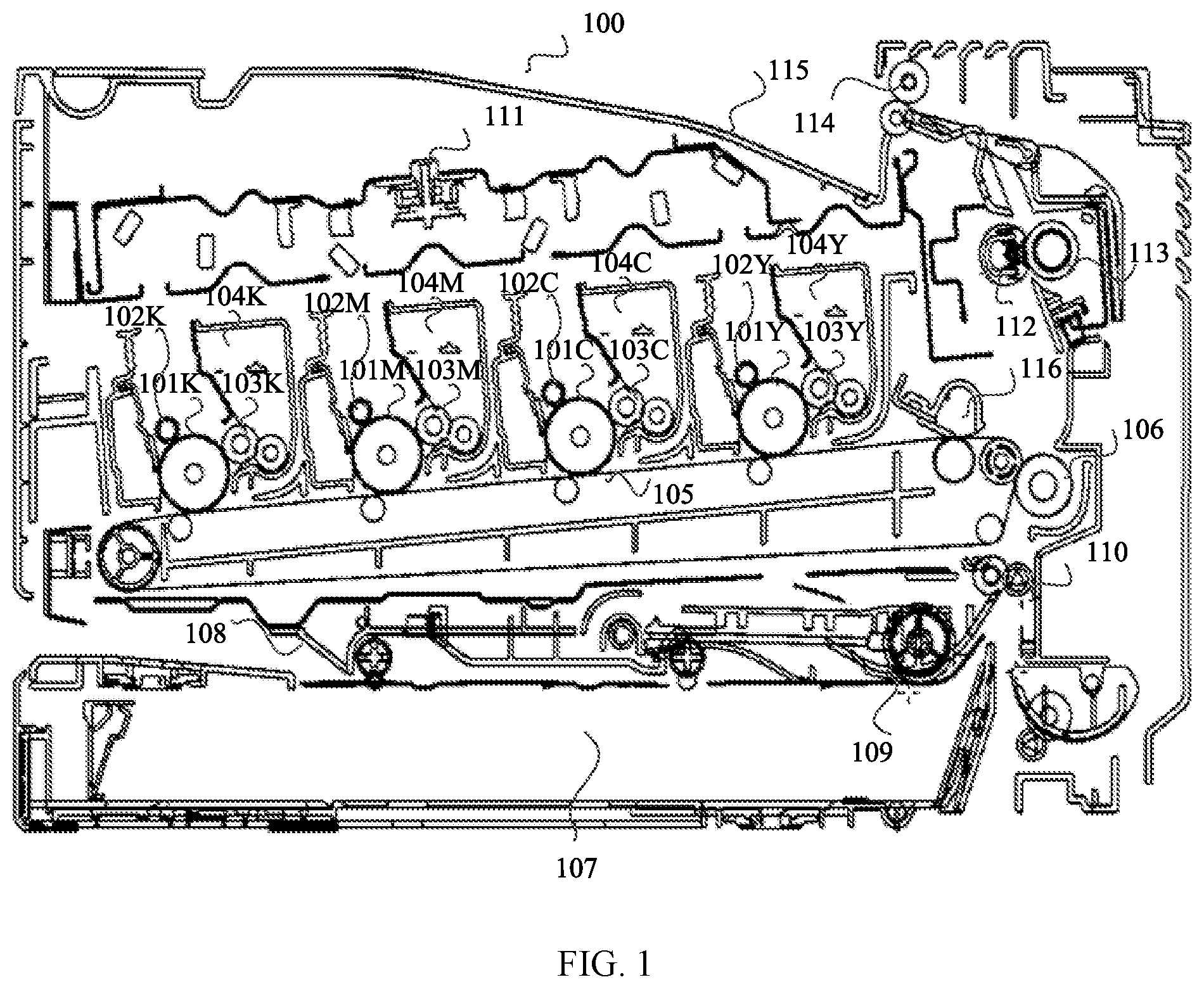 Patent US12309336 — Fixation heating circuit and image forming device — Figure 1