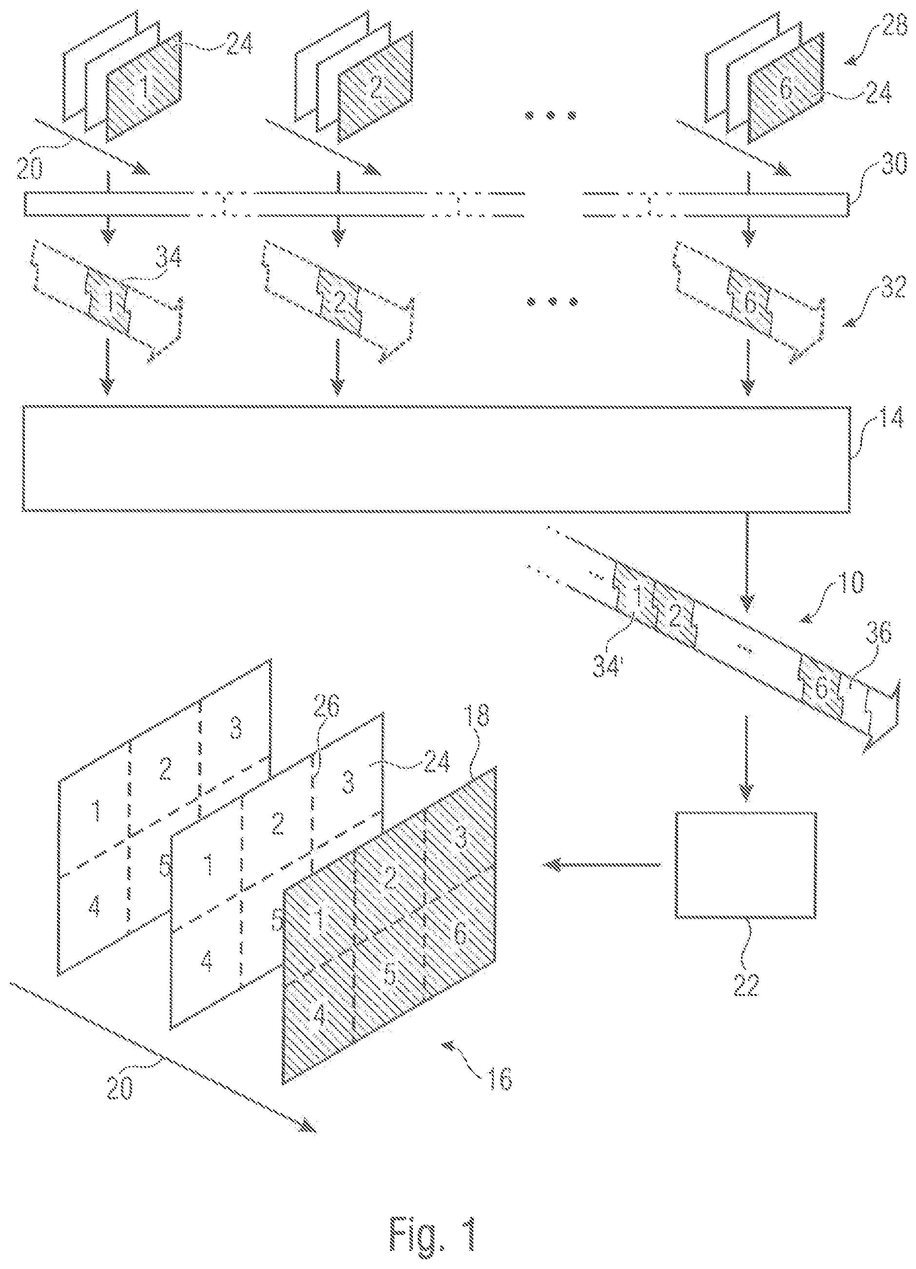 Patent US12309431 Figure 1 – Video codec allowing sub-picture or region wise random access and concept for video composition using the same