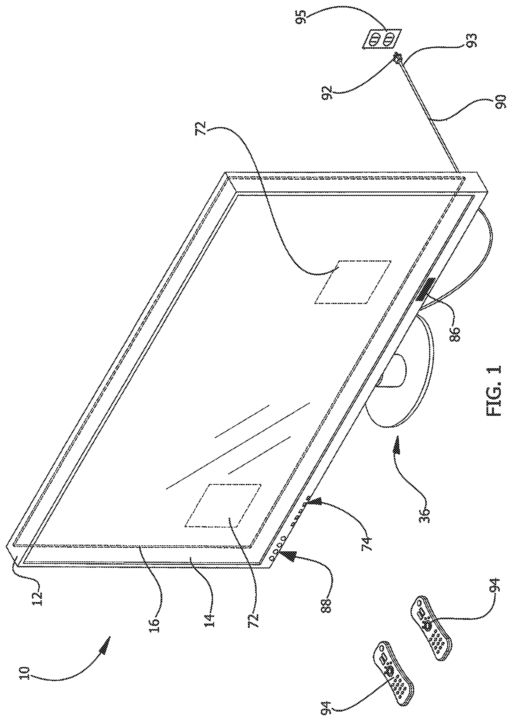 Patent US12309445 — Double sided monitor device — Figure 1