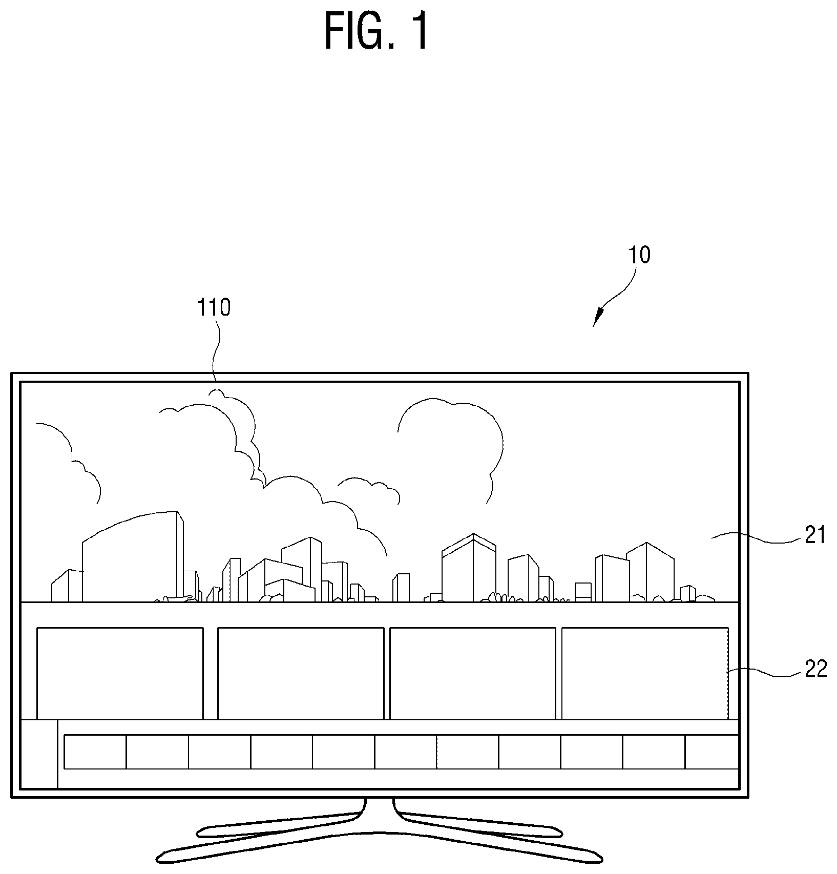 Patent US12309446 — Display apparatus and method of controlling the same — Figure 1
