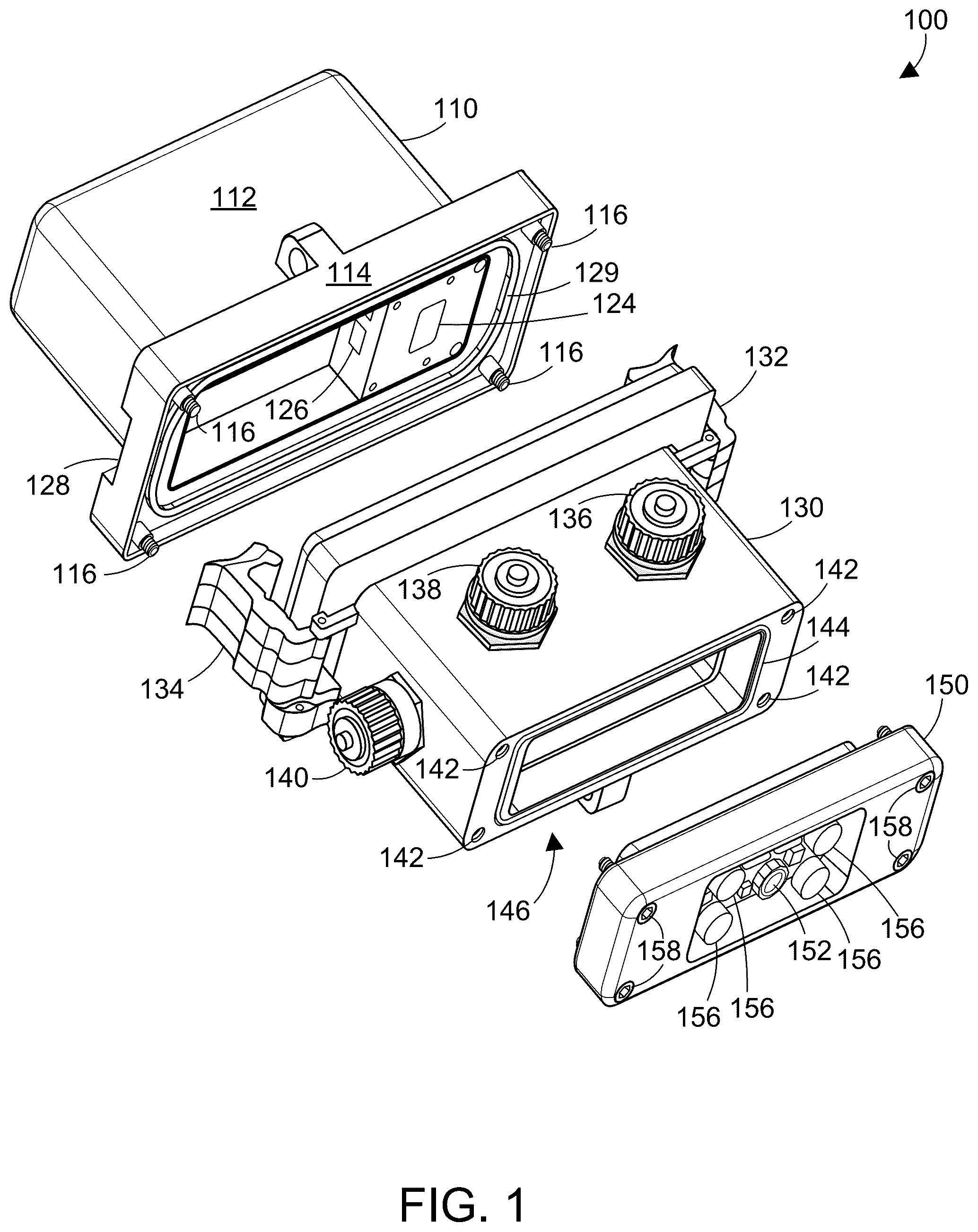 Patent US12309475 Figure 1 – Modular camera