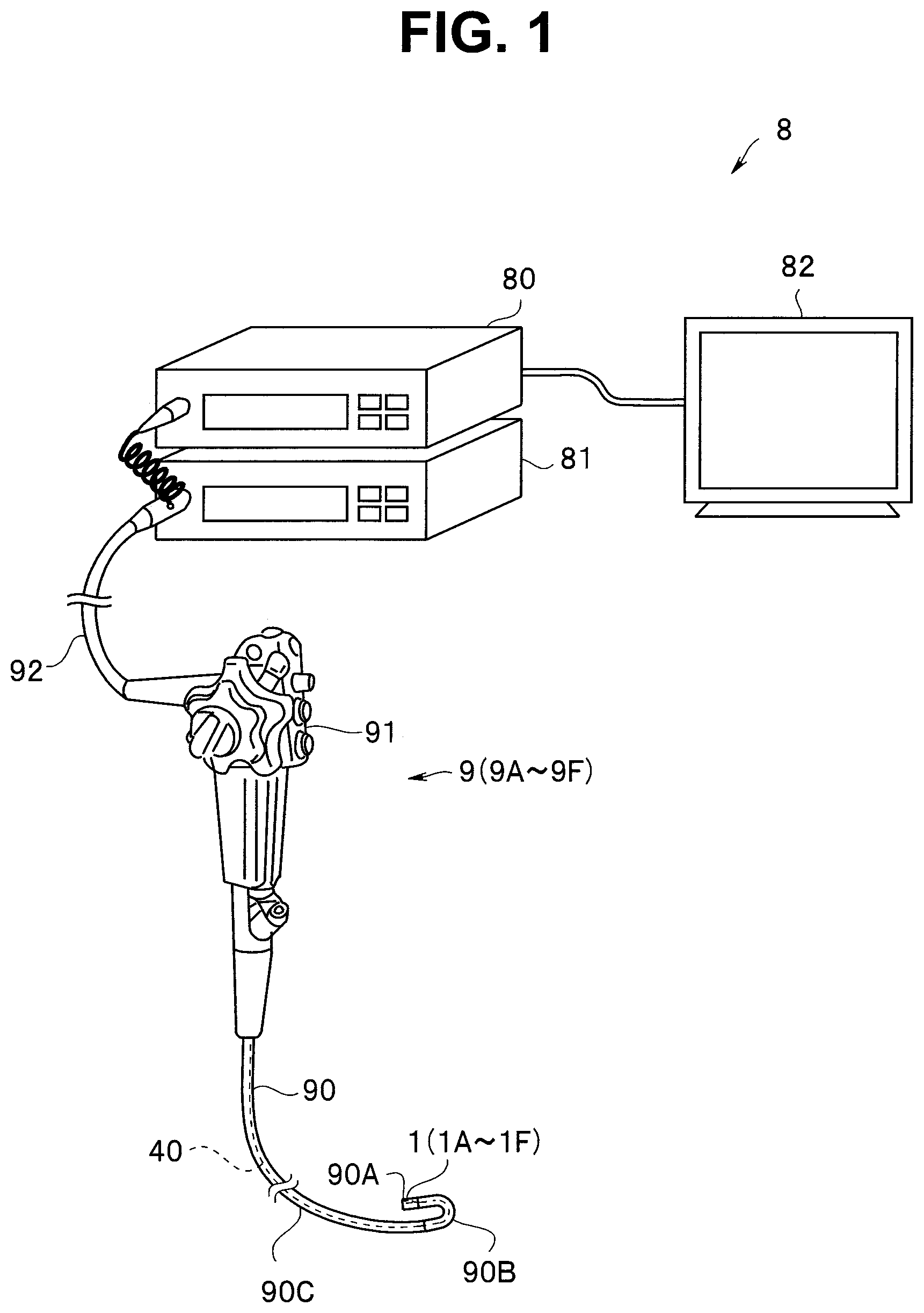Patent US12309479 Figure 1 – Image pickup module and endoscope