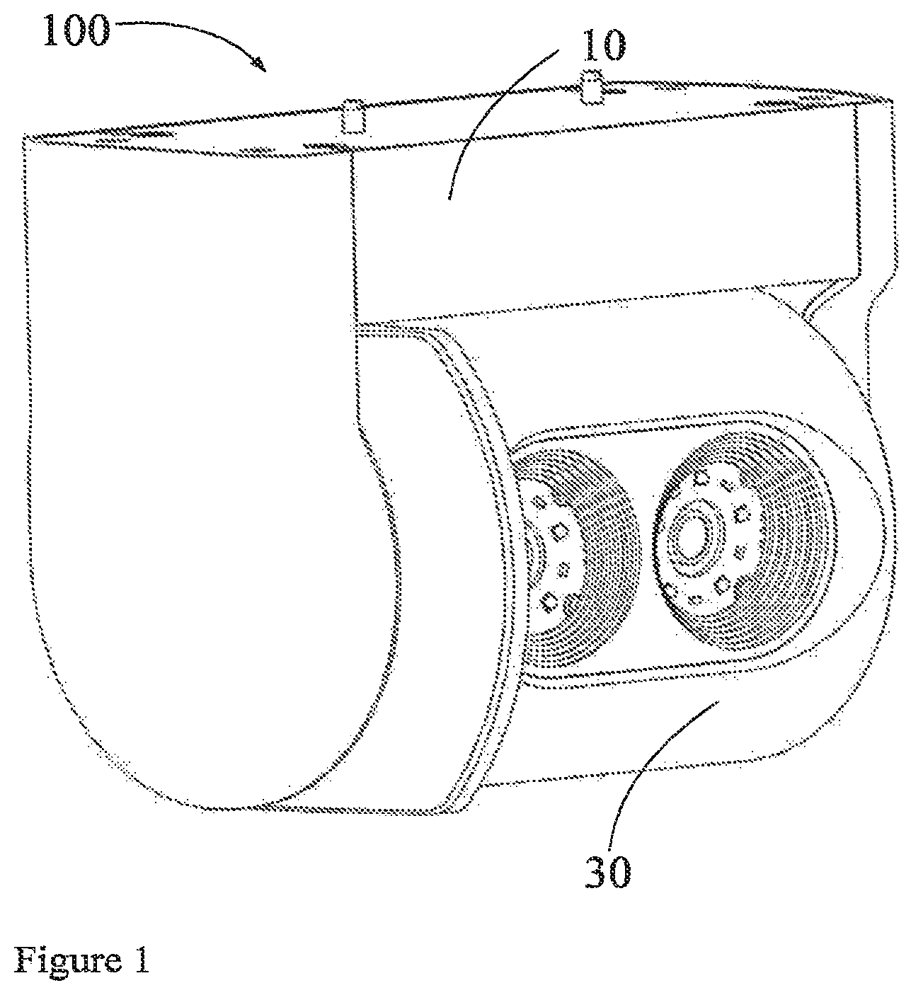 Patent US12309481 — Wheel image acquisition assembly, wheel positioning apparatus, and wheel positioning system — Figure 1