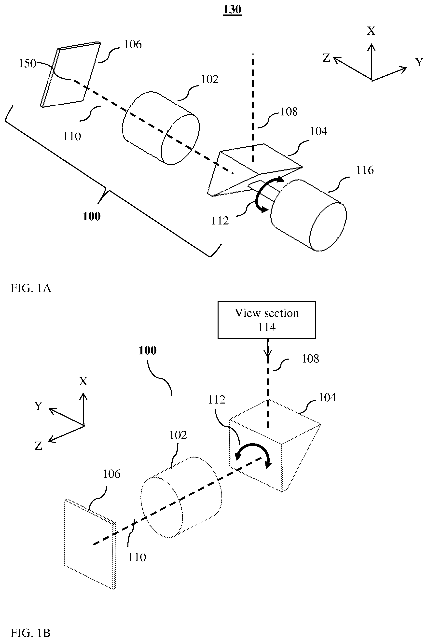 Patent US12309496 — Camera with panoramic scanning range — Figure 1