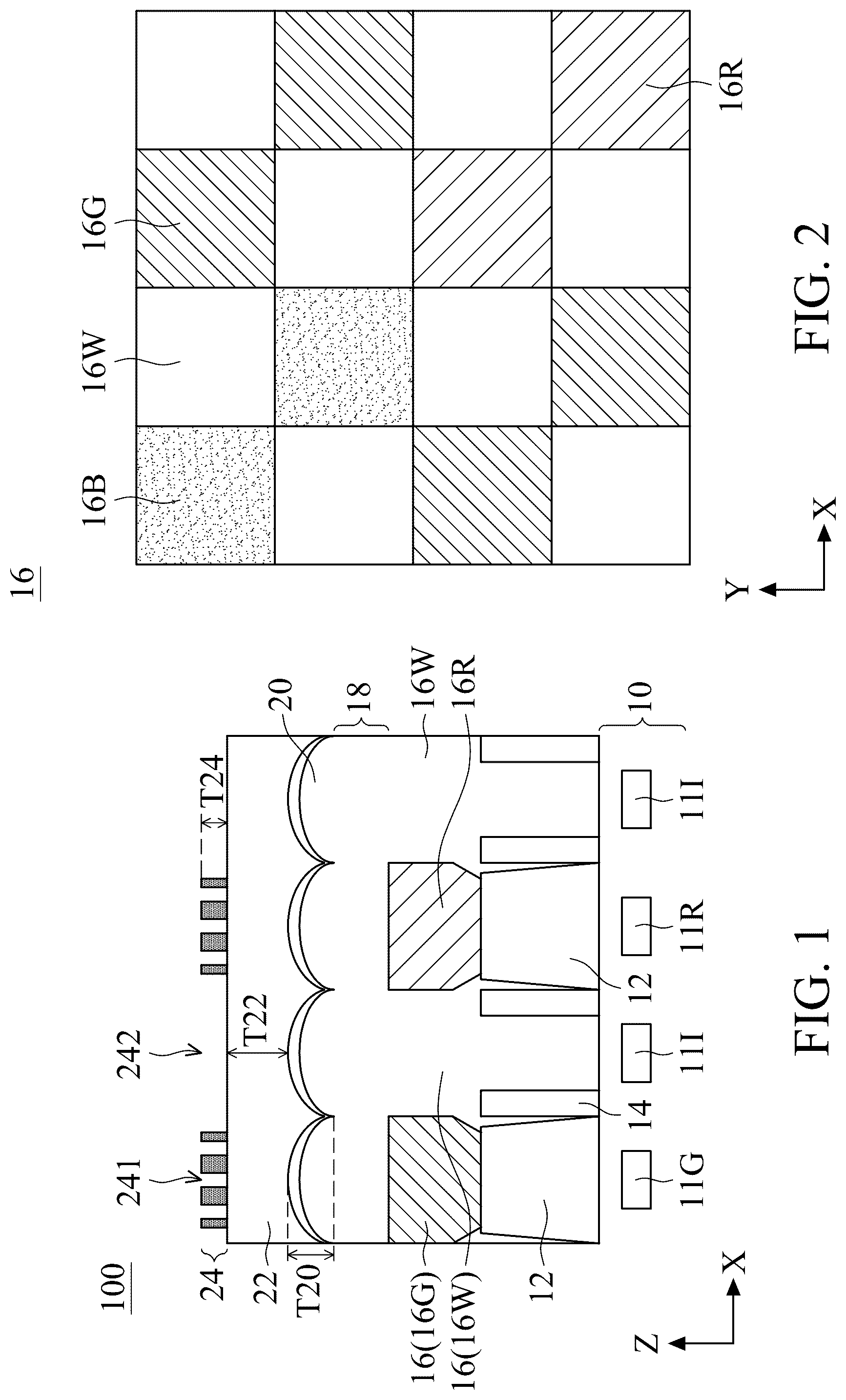 Patent US12309510 — Light-adjusting device and solid-state image sensor using the same — Figure 1