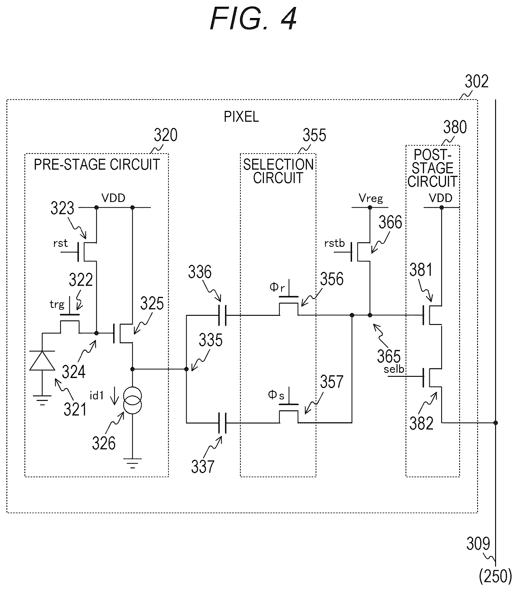 Patent US12309513 Figure 4 – Solid-state imaging element and imaging device