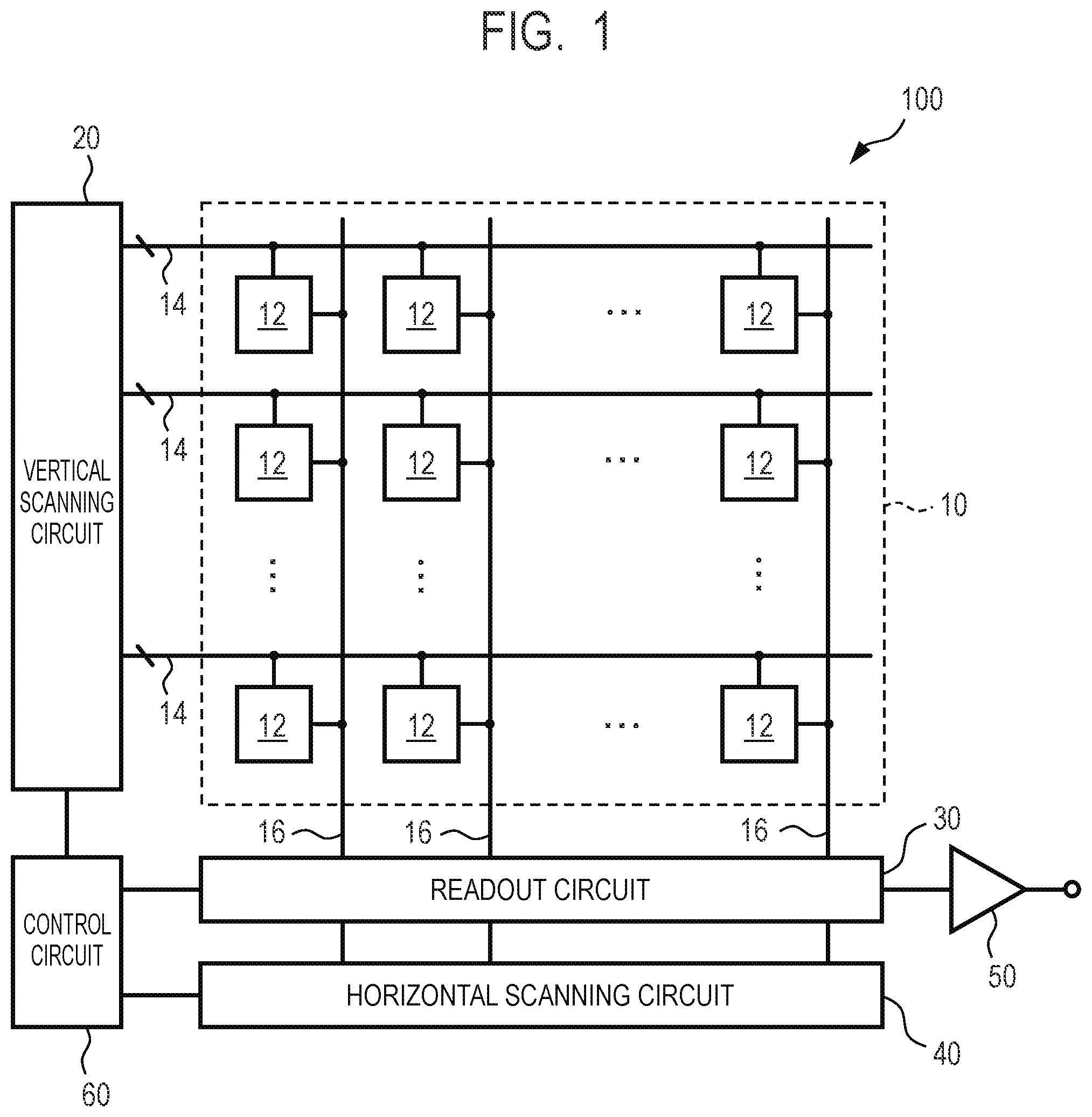 Patent US12309514 — Photoelectric conversion device and method of driving photoelectric conversion device — Figure 1