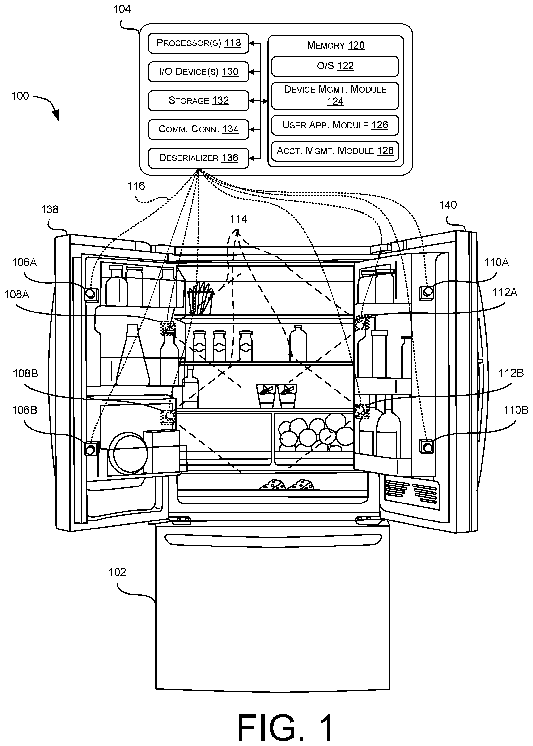 Patent US12309532 — Ultra-high resolution concurrent camera stream systems — Figure 1