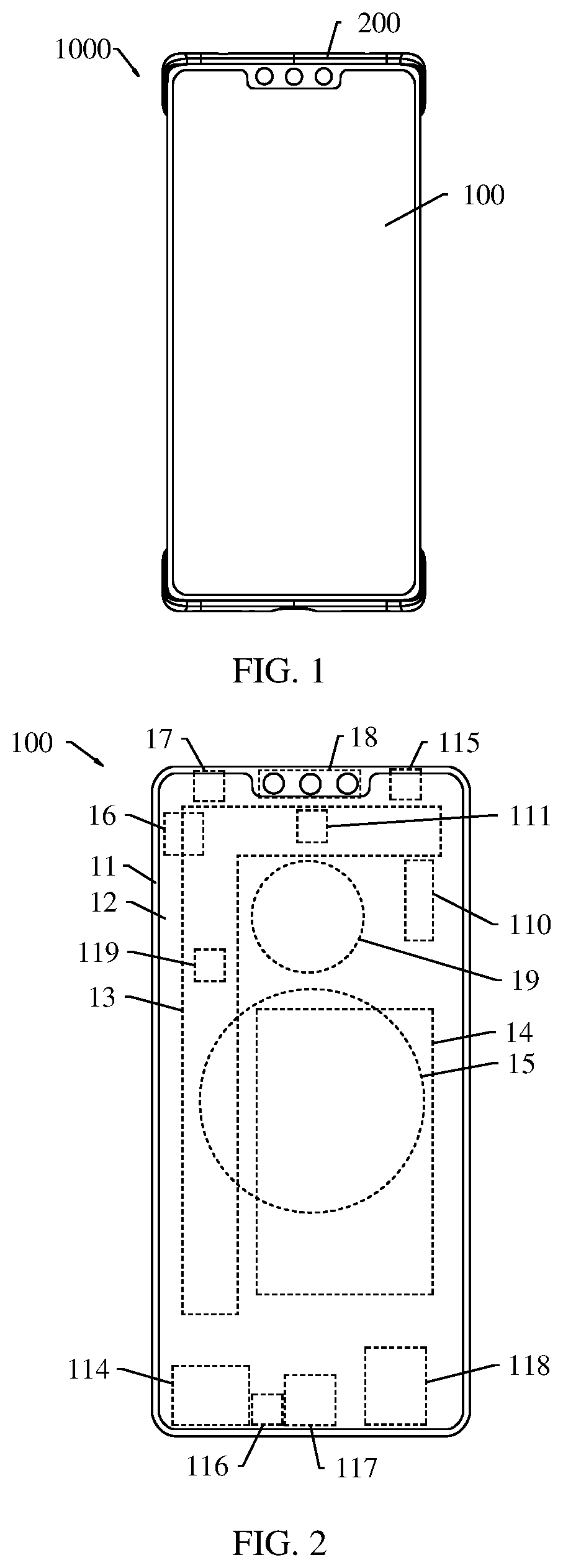 Patent US12309539 Figure 1 – Terminal protective case and audio playback system